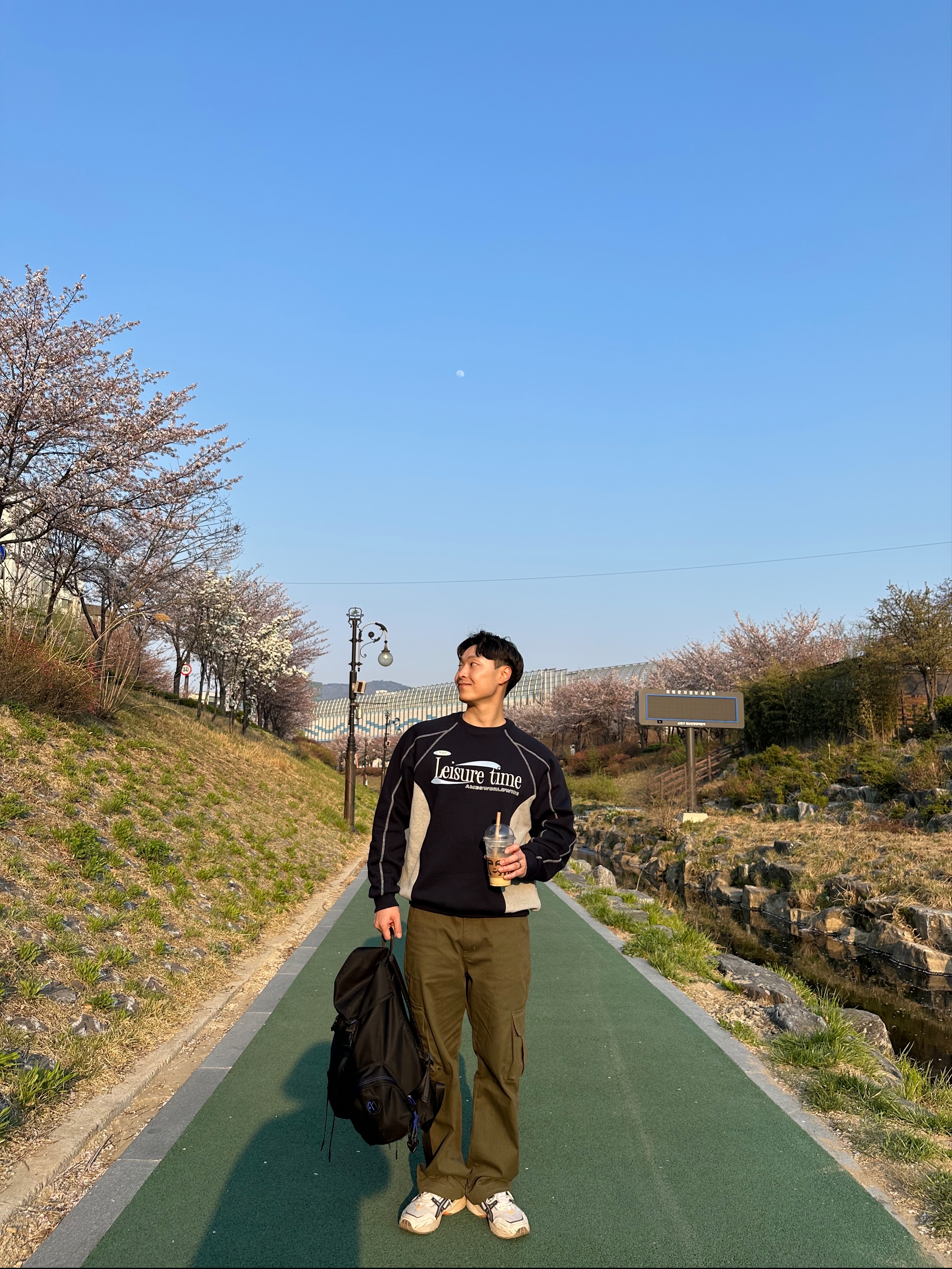 Ader Error x Zara Backpack Black, Asics Gel-1090 White Midnight 착용 스타일