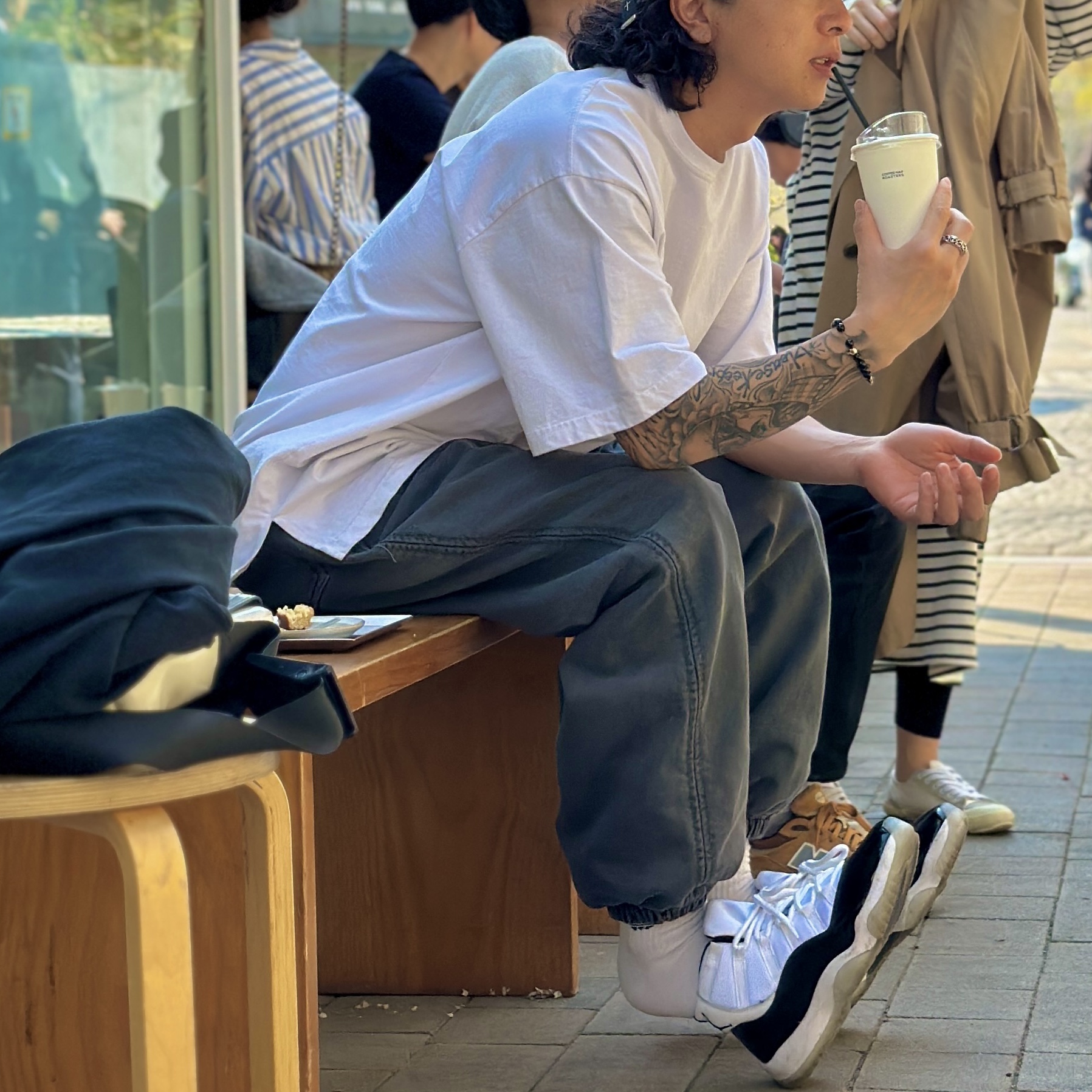 Jordan 11 Retro Concord 2018 착용 스타일 - 1
