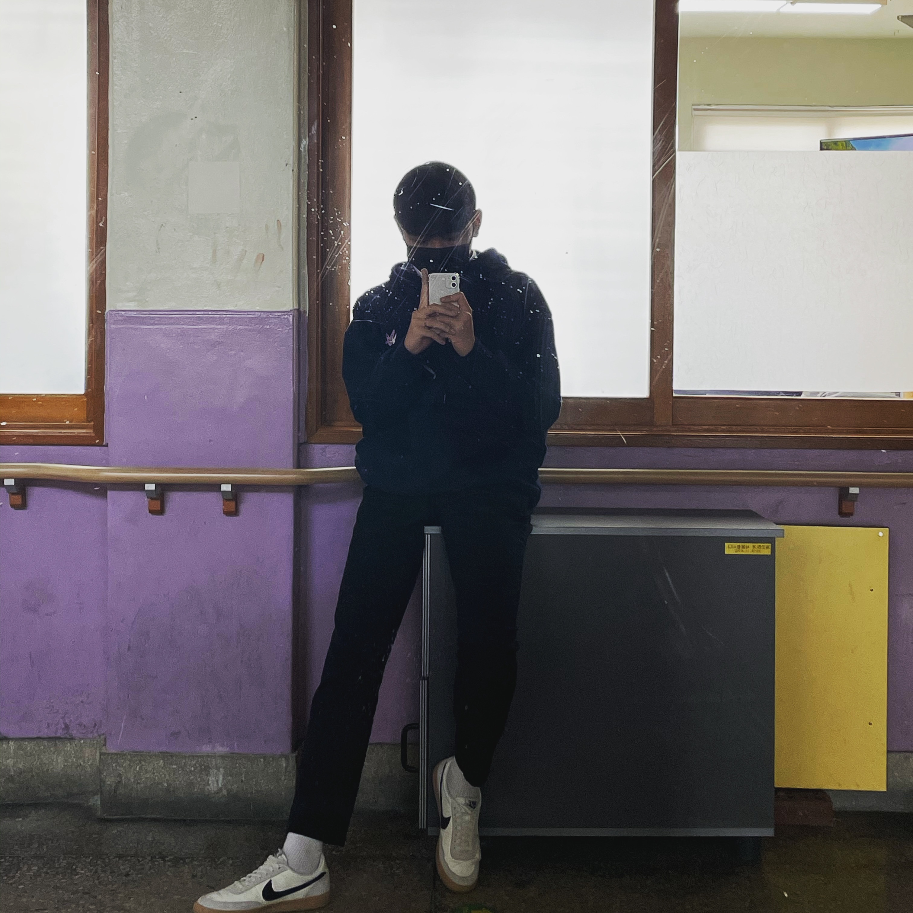 Nike x J.Crew Killshot 2 Sail Midnight Navy 착용 스타일