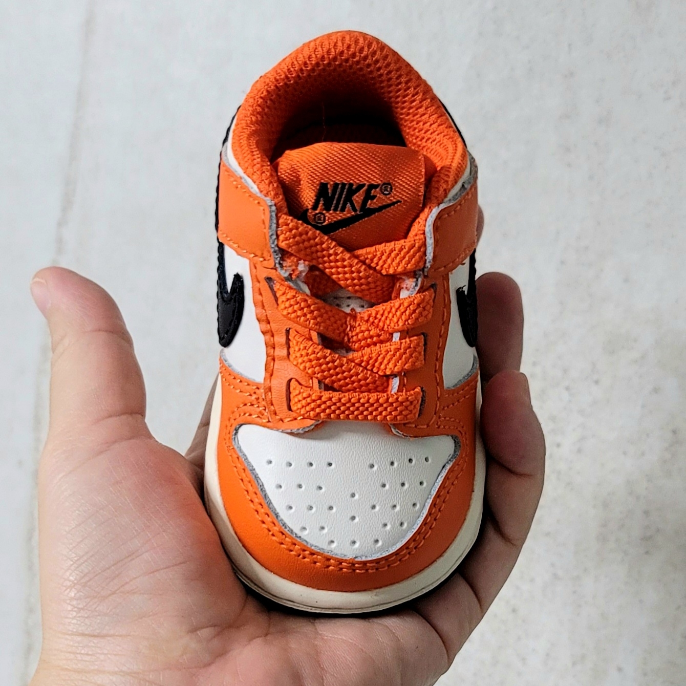 (TD) Nike Dunk Low Safety Orange 착용 스타일 - 2