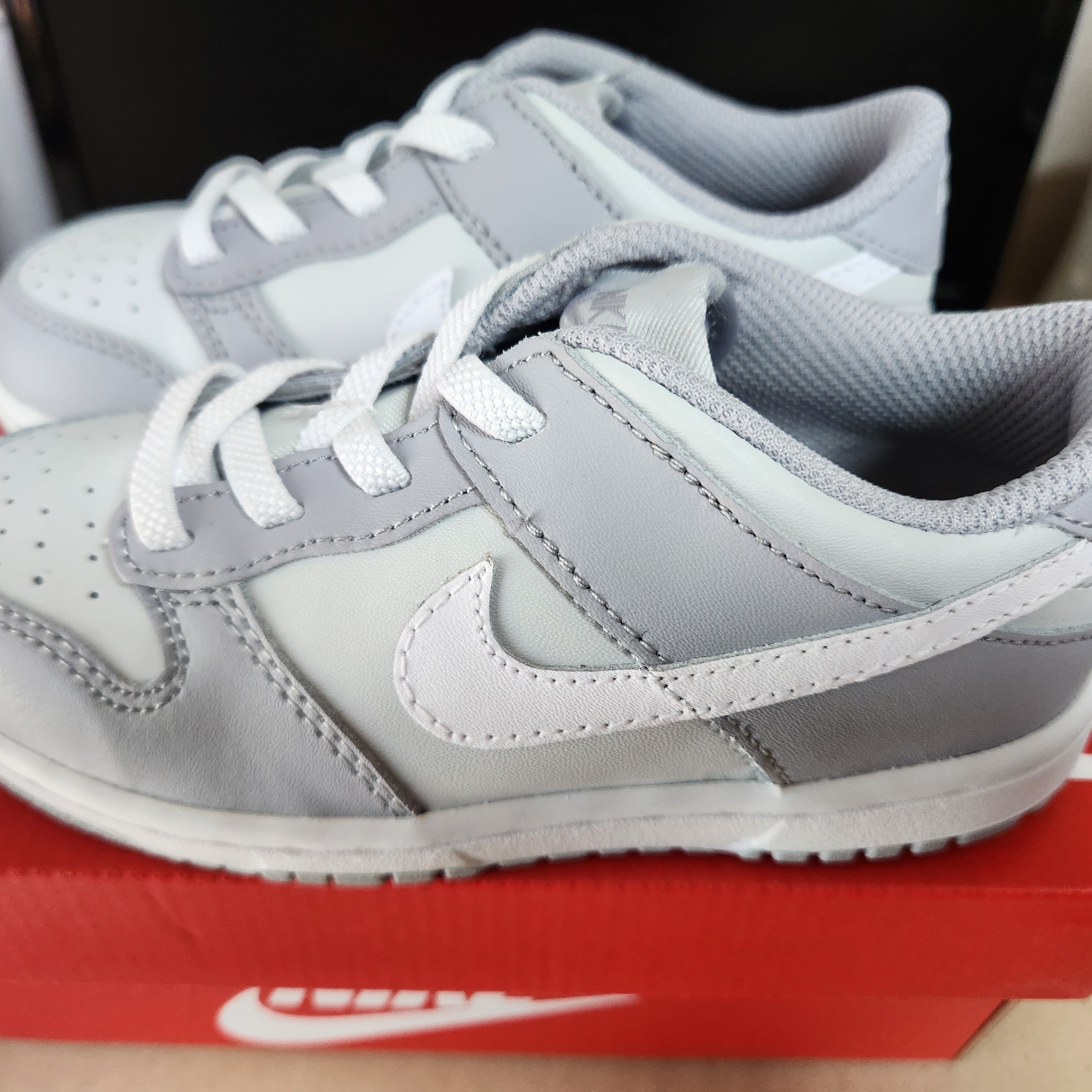 (TD) Nike Dunk Low Wolf Grey 착용 스타일 - 1
