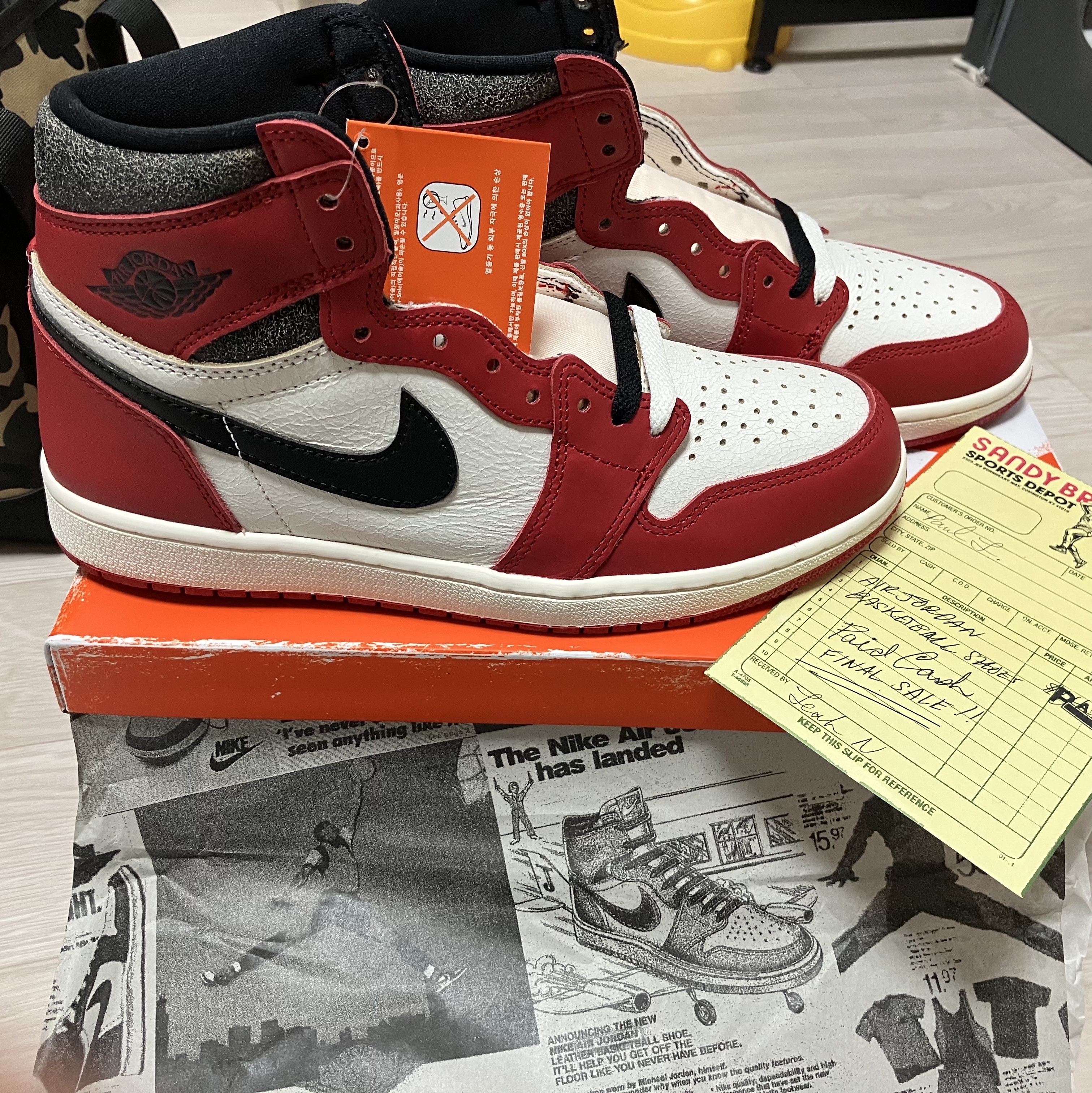 Jordan 1 Retro High OG Chicago 2022 착용 스타일