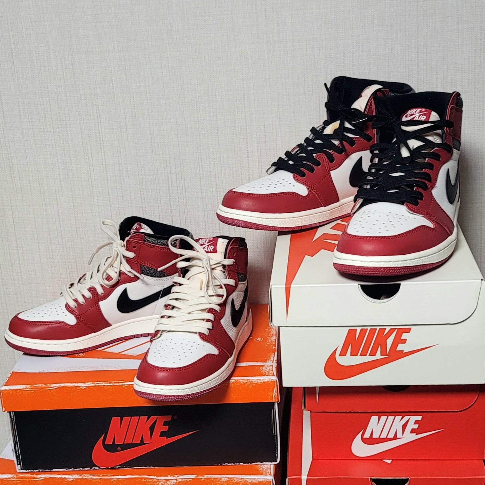 (GS) Jordan 1 Retro High OG Chicago 2022, Jordan 1 Retro High OG Chicago 2022 착용 스타일 - 1