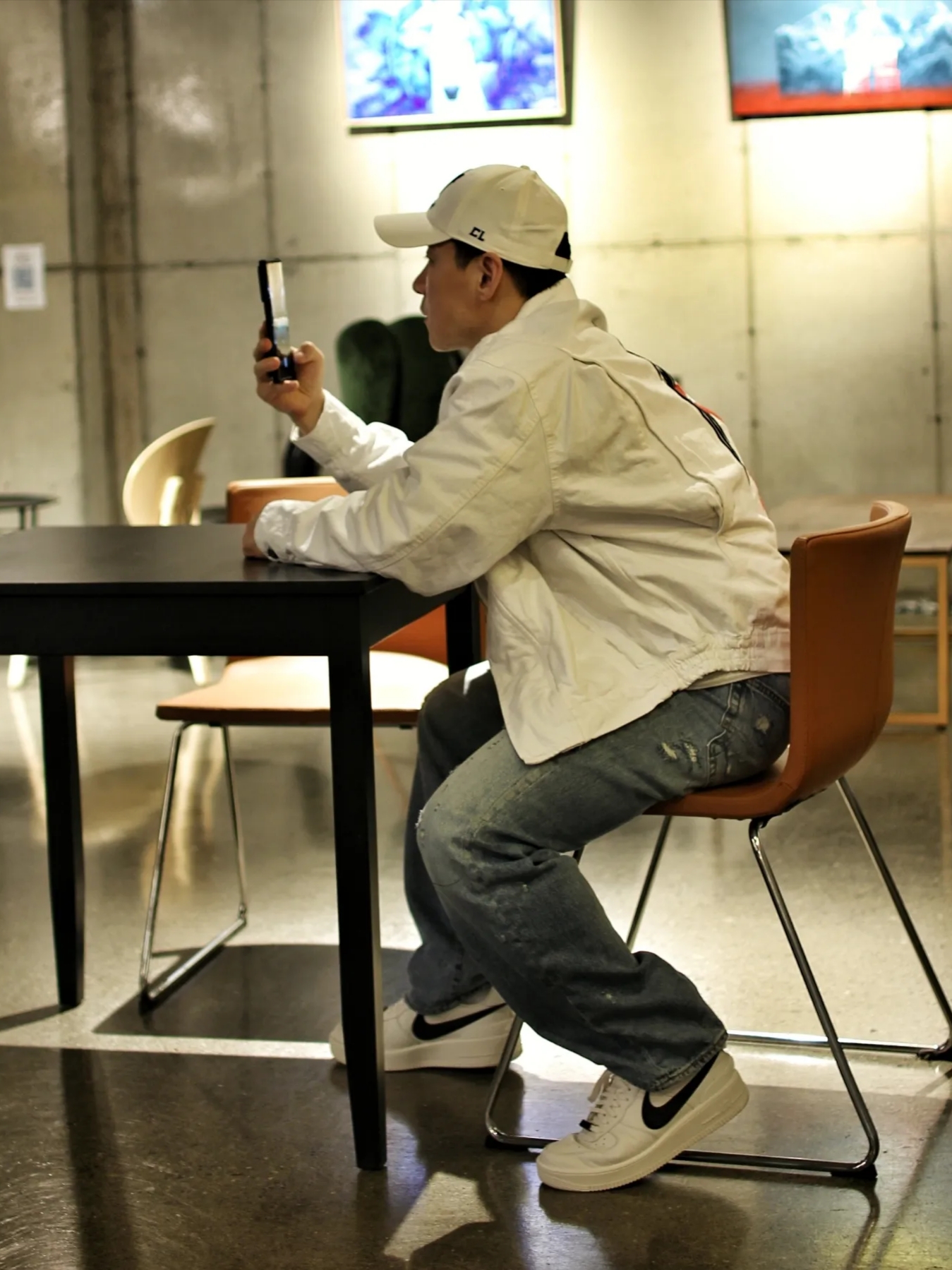 Nike x Drake Nocta NRG LU L91 Cap White, Nike x Ambush Air Force 1 Low SP Phantom 착용 스타일 - 3