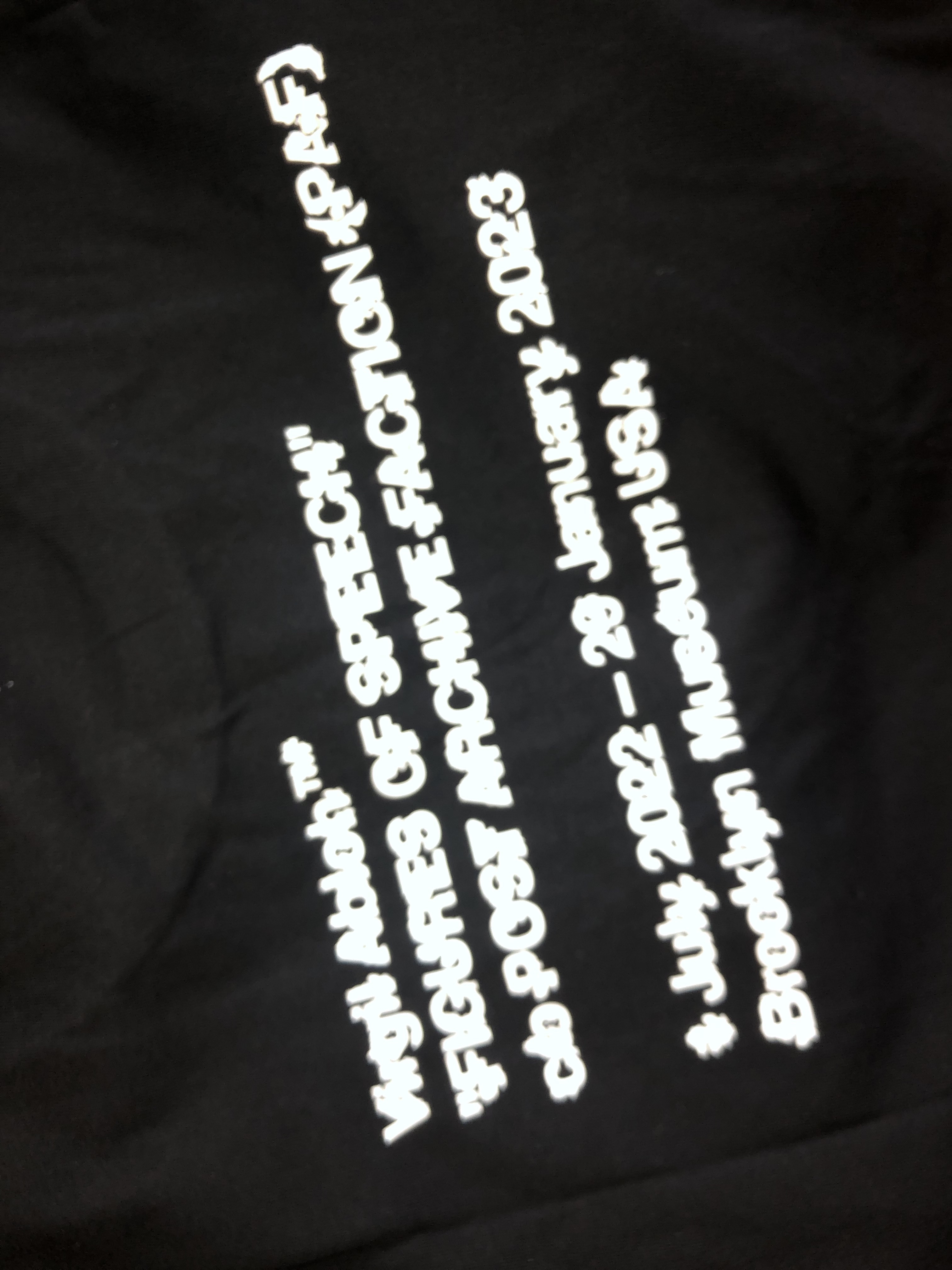 Off-White x Post Archive Faction Figures of Speech T-Shirt Right Black 착용 스타일