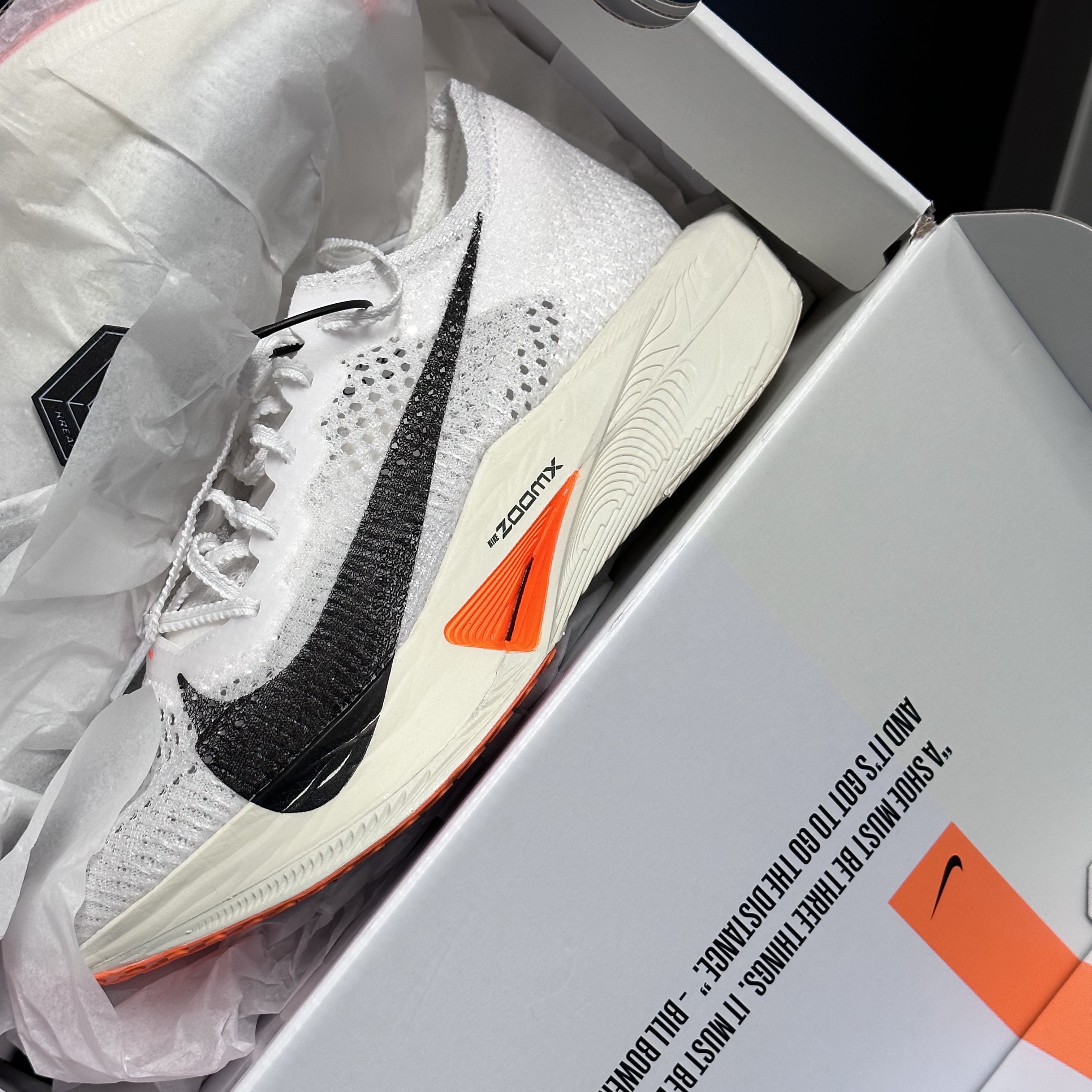 Nike ZoomX Vaporfly Next% 3 Prototype White 착용 스타일