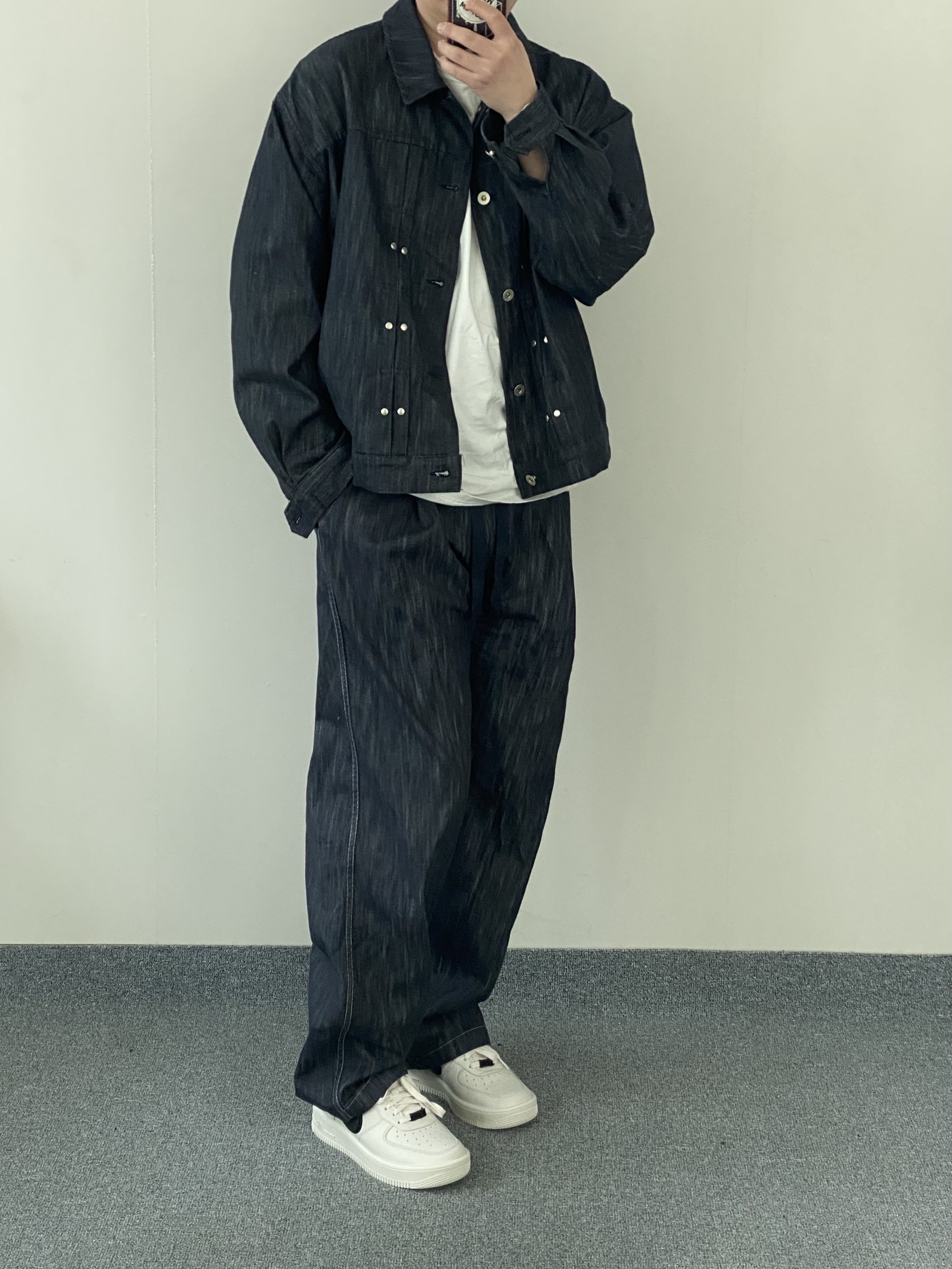 Nike x Ambush Air Force 1 Low SP Phantom 착용 스타일