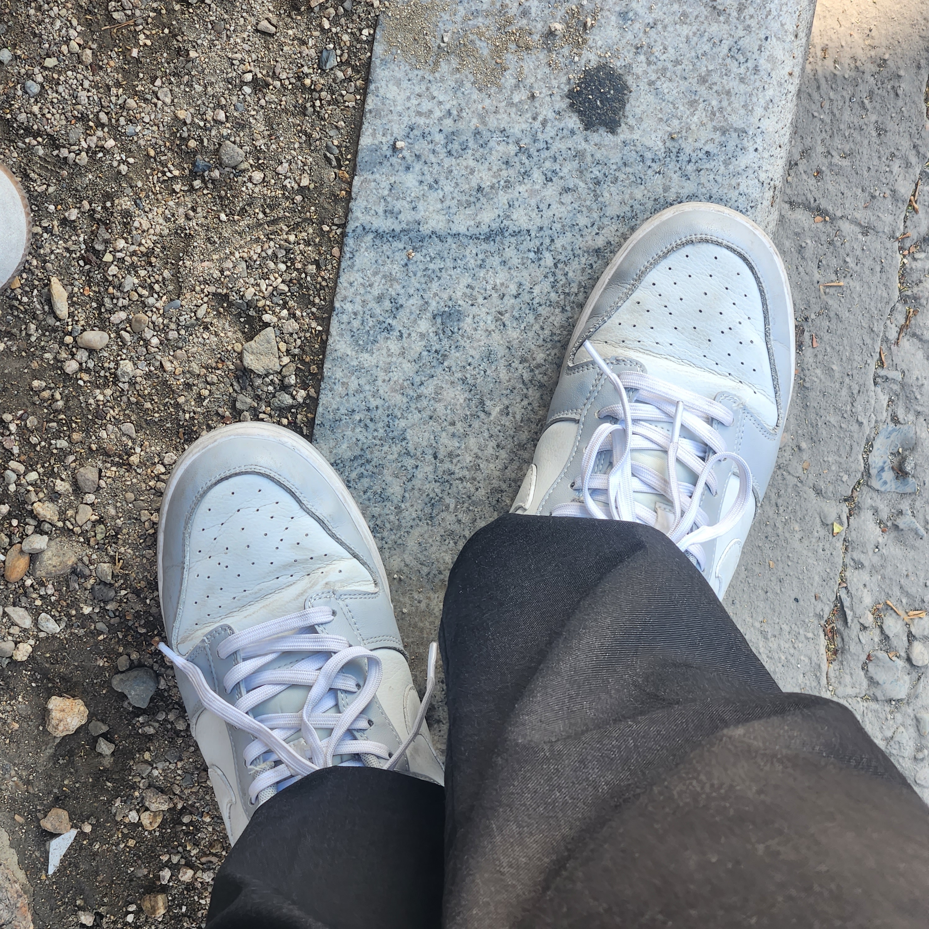 Nike Dunk Low Retro Wolf Grey 착용 스타일