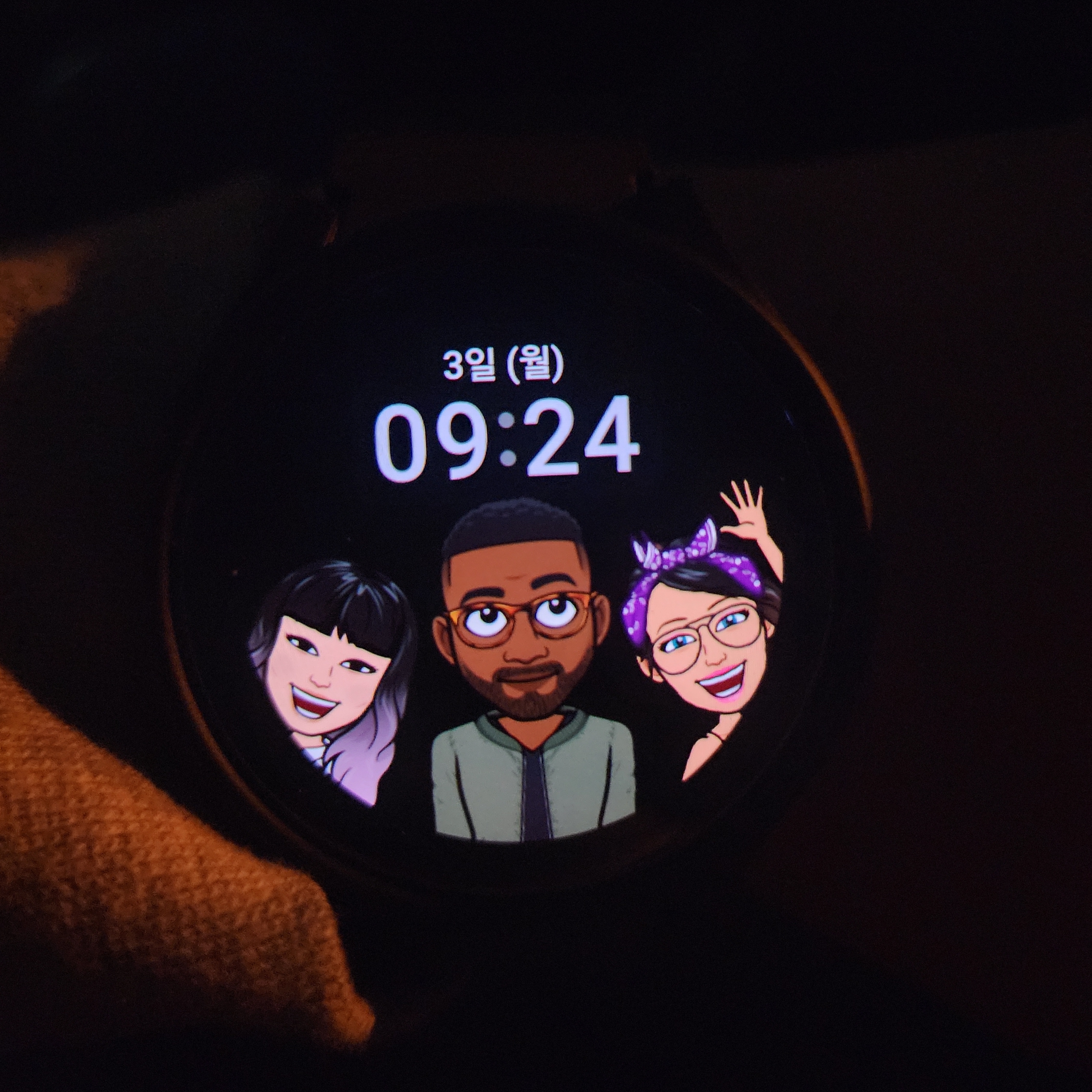 Samsung Galaxy Watch5 44mm Bluetooth Graphite (Korean Ver.) 착용 스타일 - 1