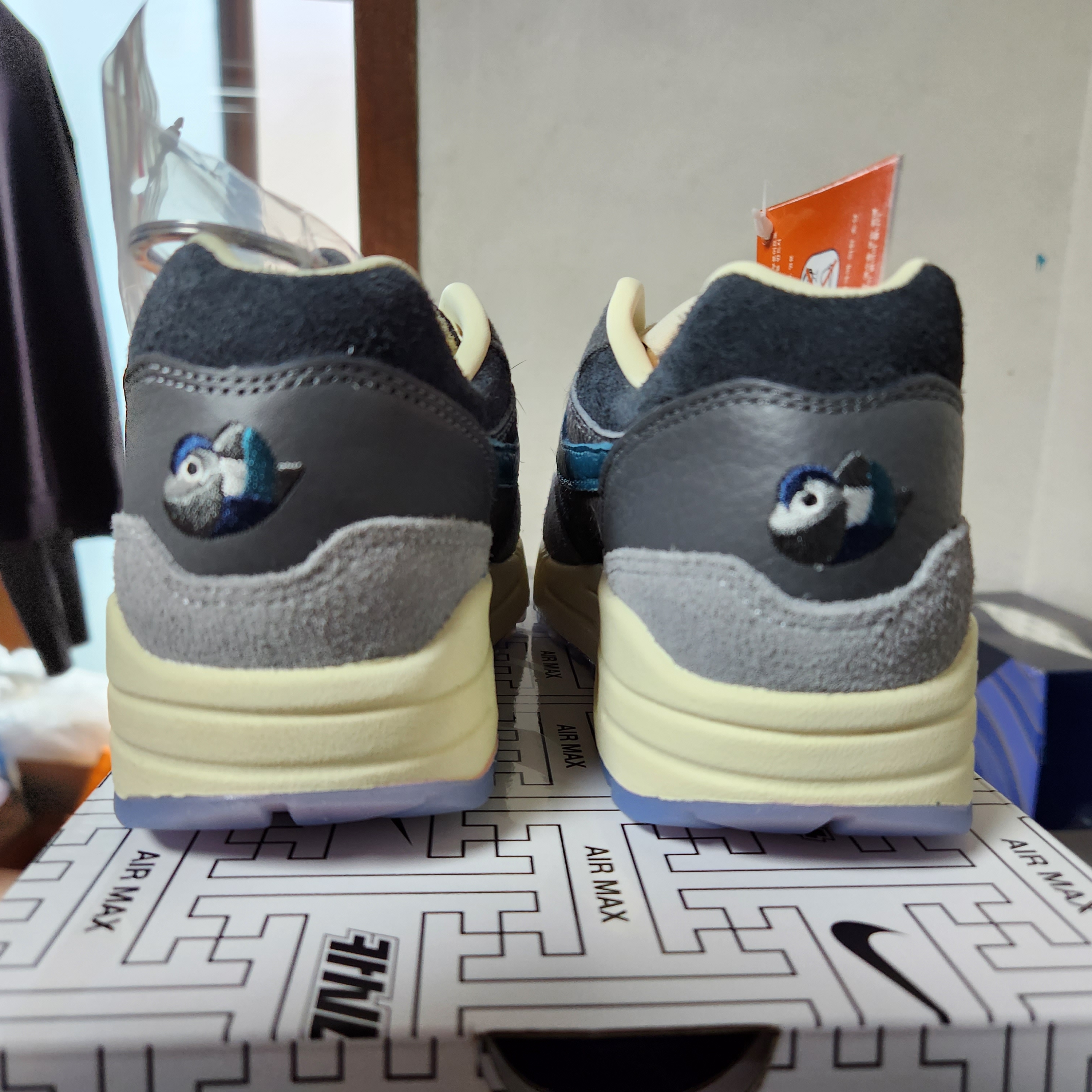 Nike x Kasina Air Max 1 SP Won-Ang Particle Grey 착용 스타일 - 4