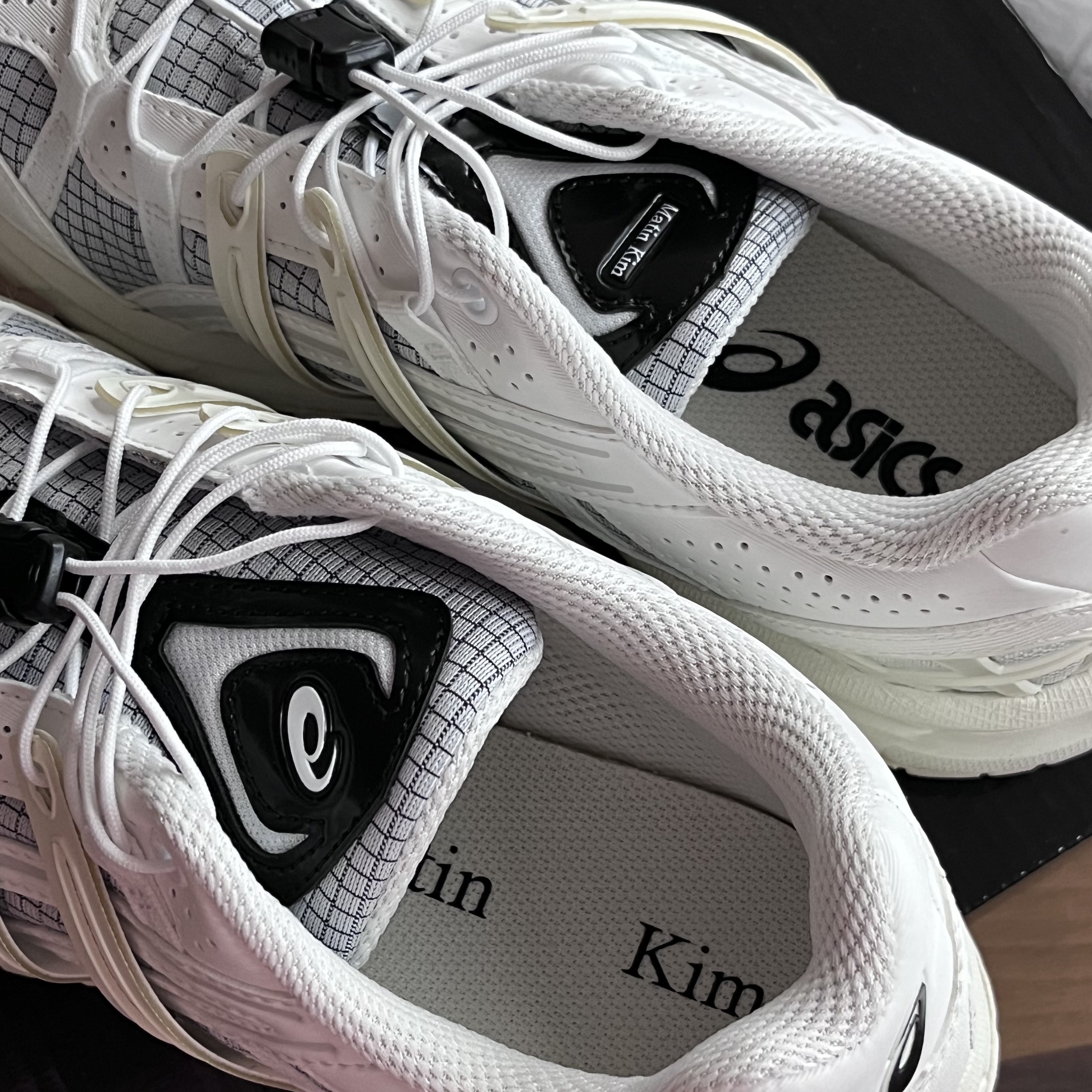 (W) Asics x Matin Kim Gel-Sonoma 15-50 Glacier Grey White 착용 스타일 - 3