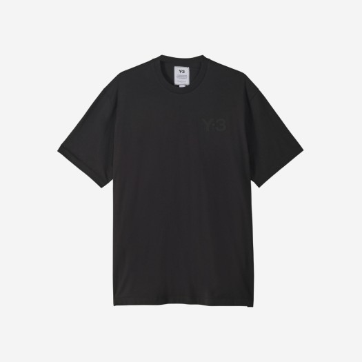 Y-3 클래식 체스트 로고 티셔츠 블랙