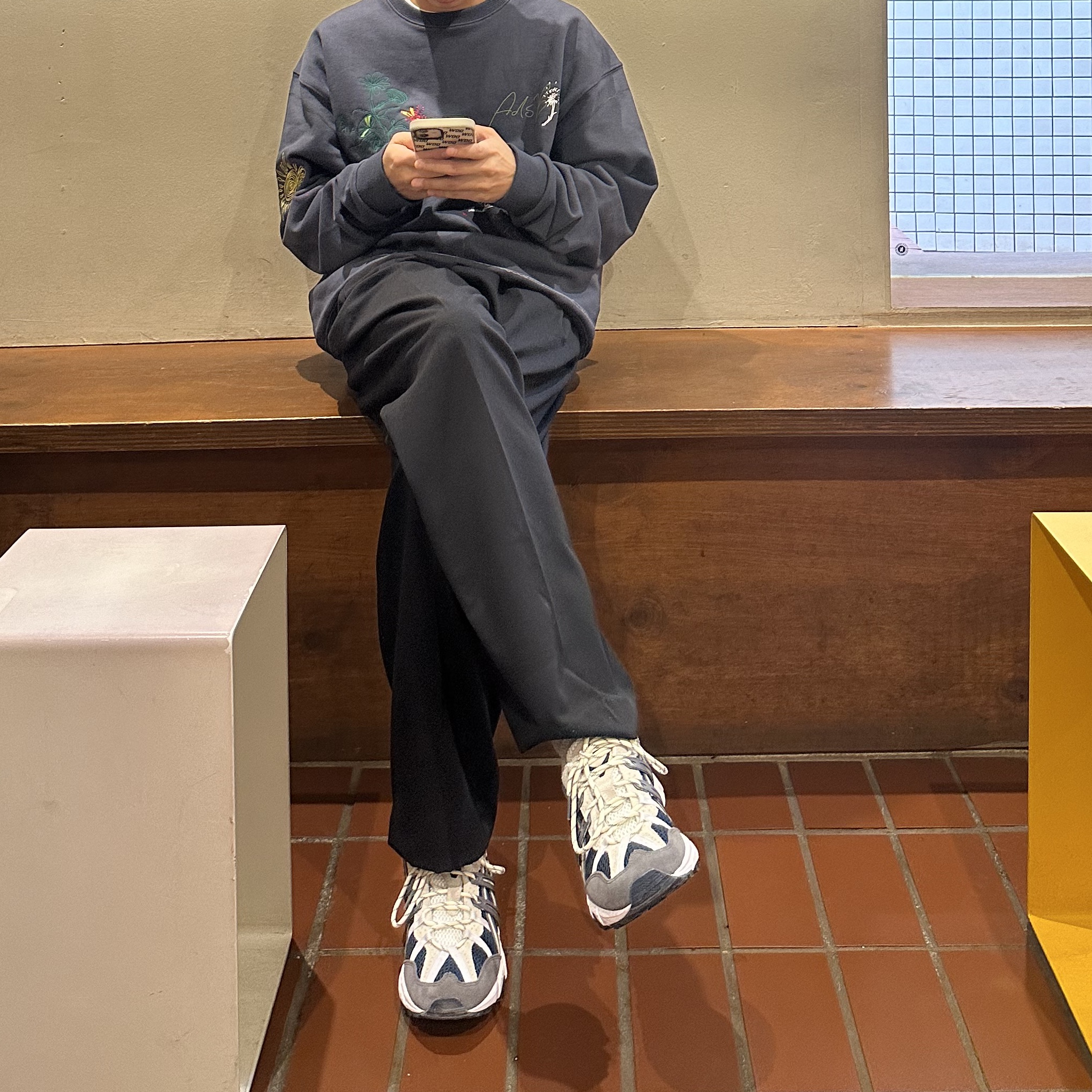 Asics Gel-Sonoma 15-50 French Blue 착용 스타일 - 1