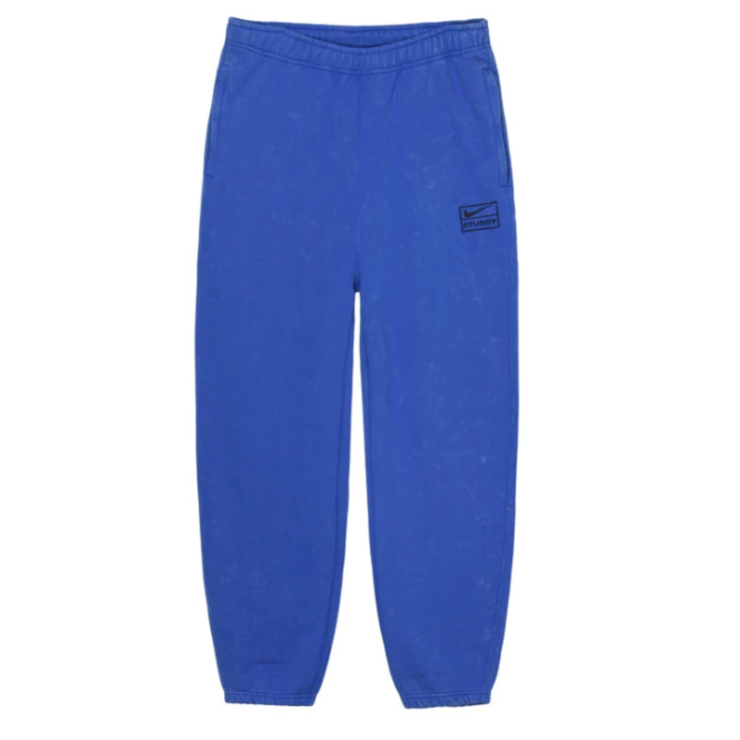 Nike x Stussy NRG Acid Washed Fleece Pants Game Royal (DR4025-480) 착용 스타일
