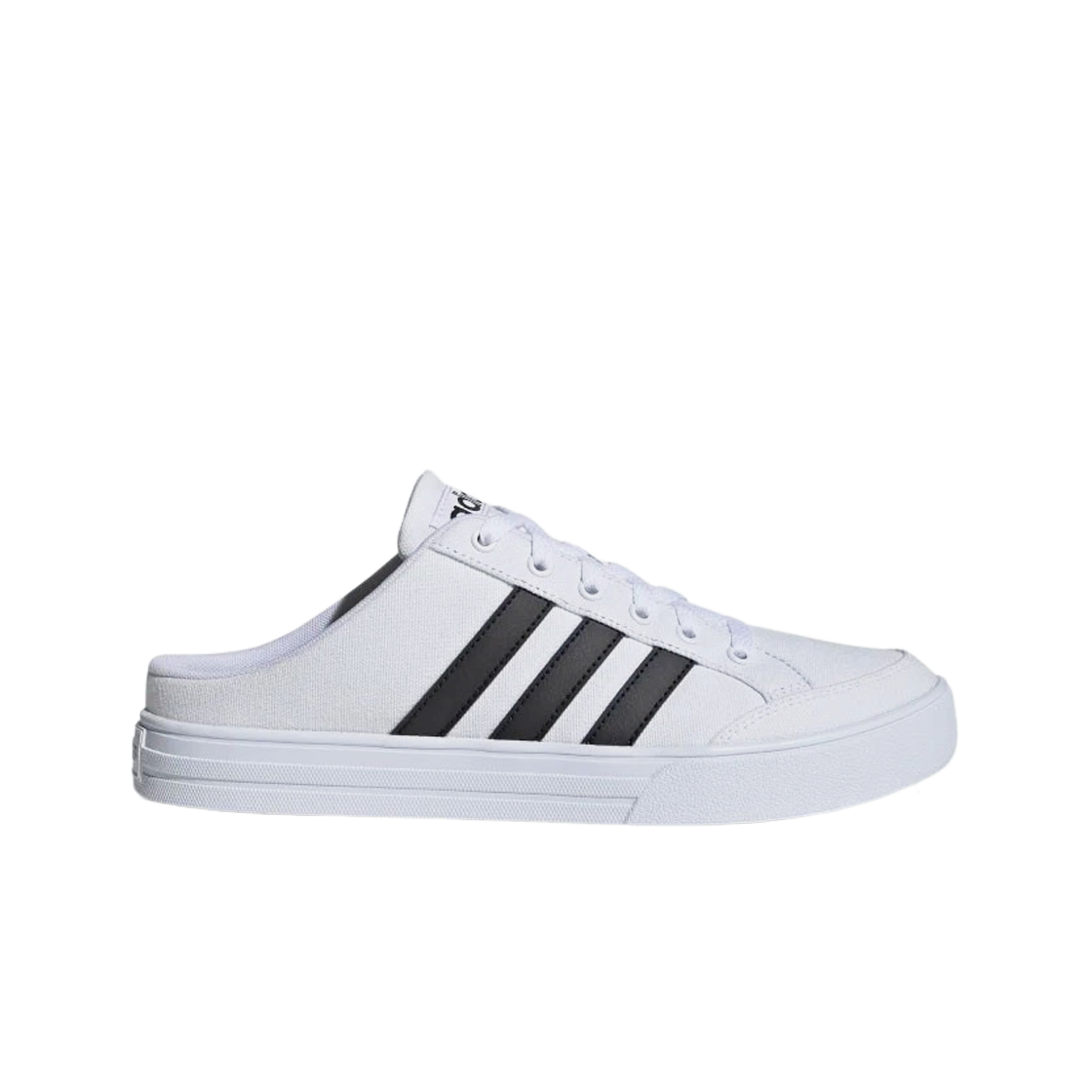 아디다스 VS 세트 뮬 화이트 블랙(Adidas VS Set Mule White Black) - 1