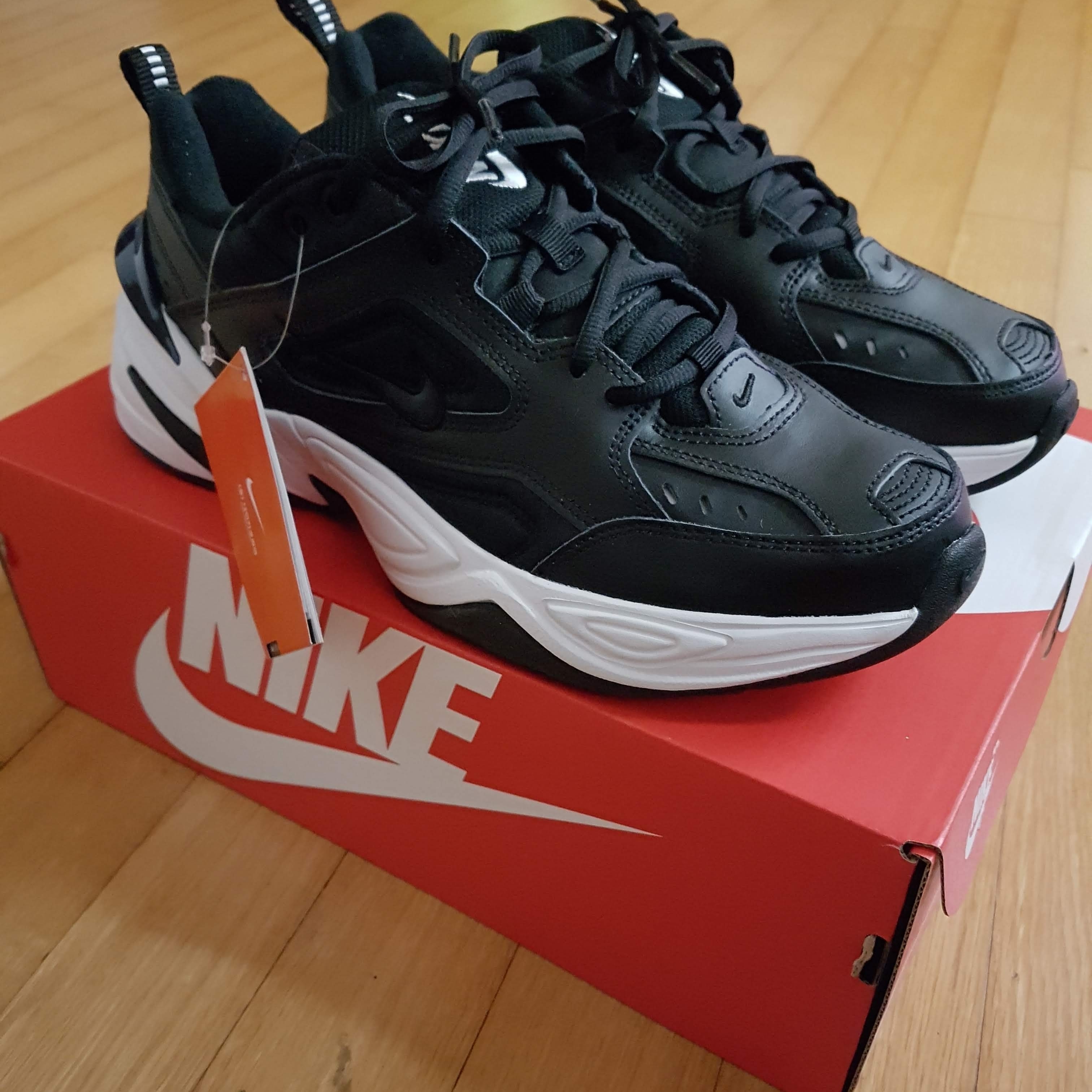 Nike M2K Tekno Black Obsidian 착용 스타일