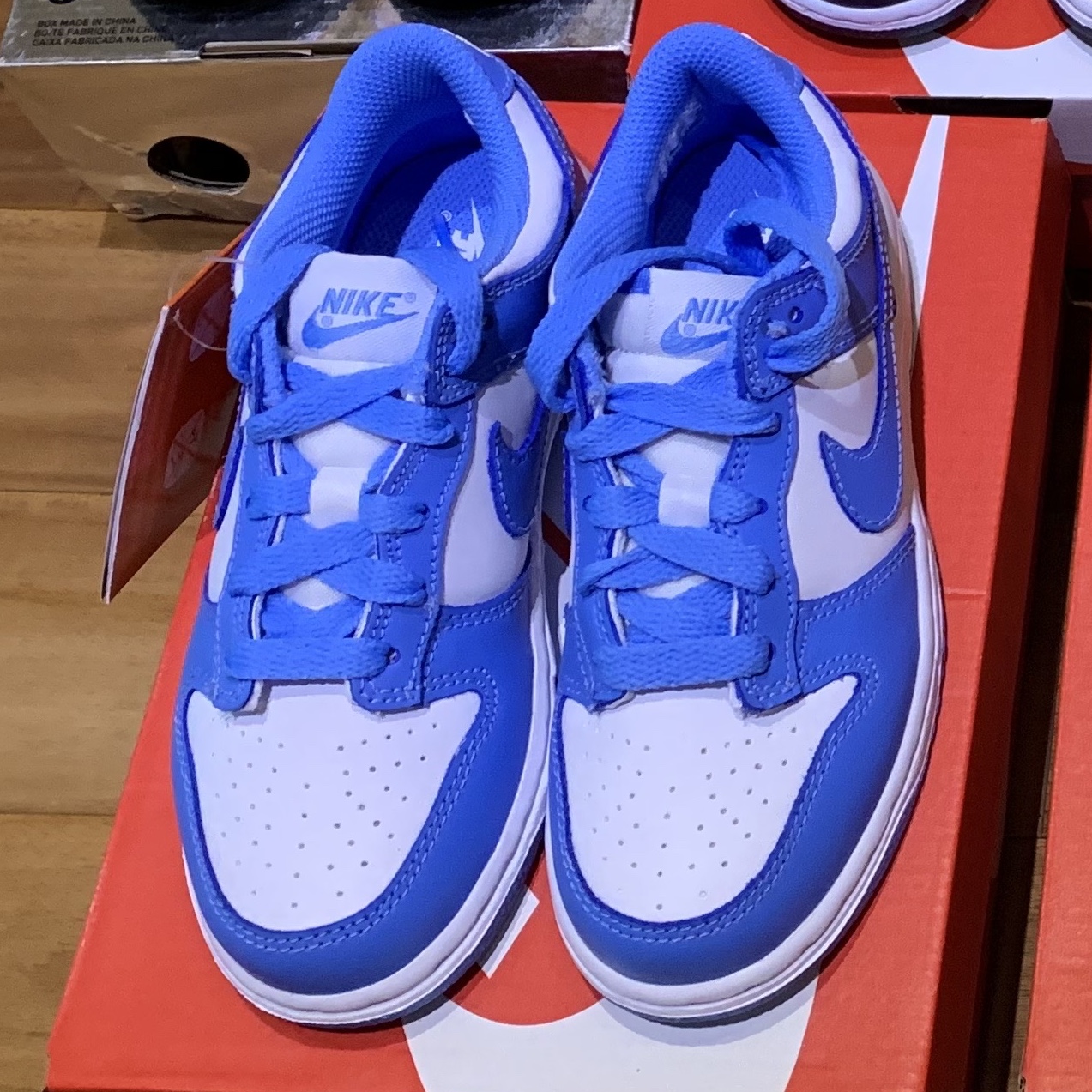 (PS) Nike Dunk Low University Blue 착용 스타일