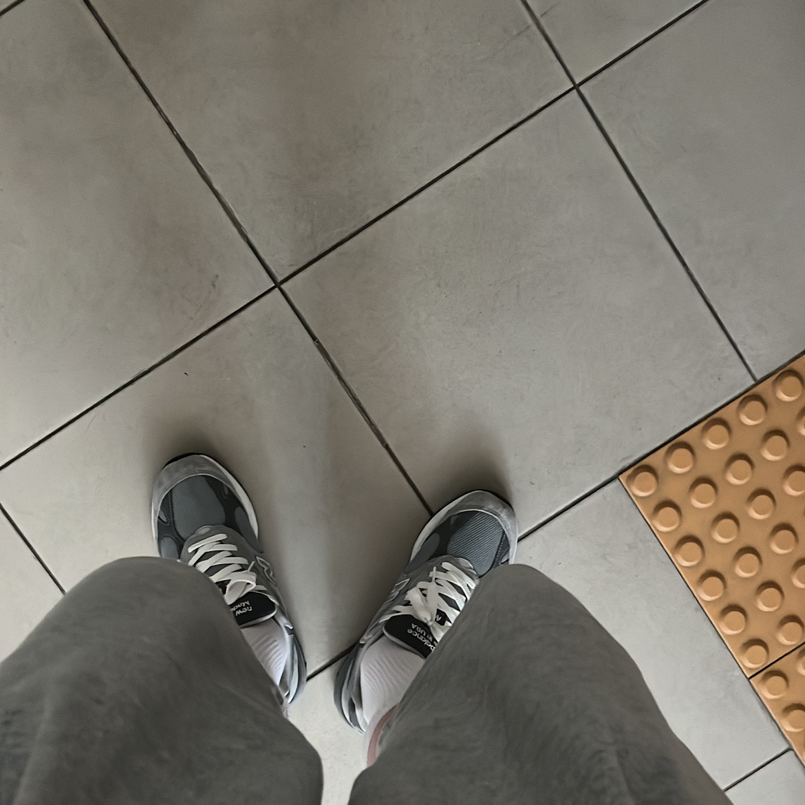 New Balance 993 Made in USA Grey - D Standard 착용 스타일