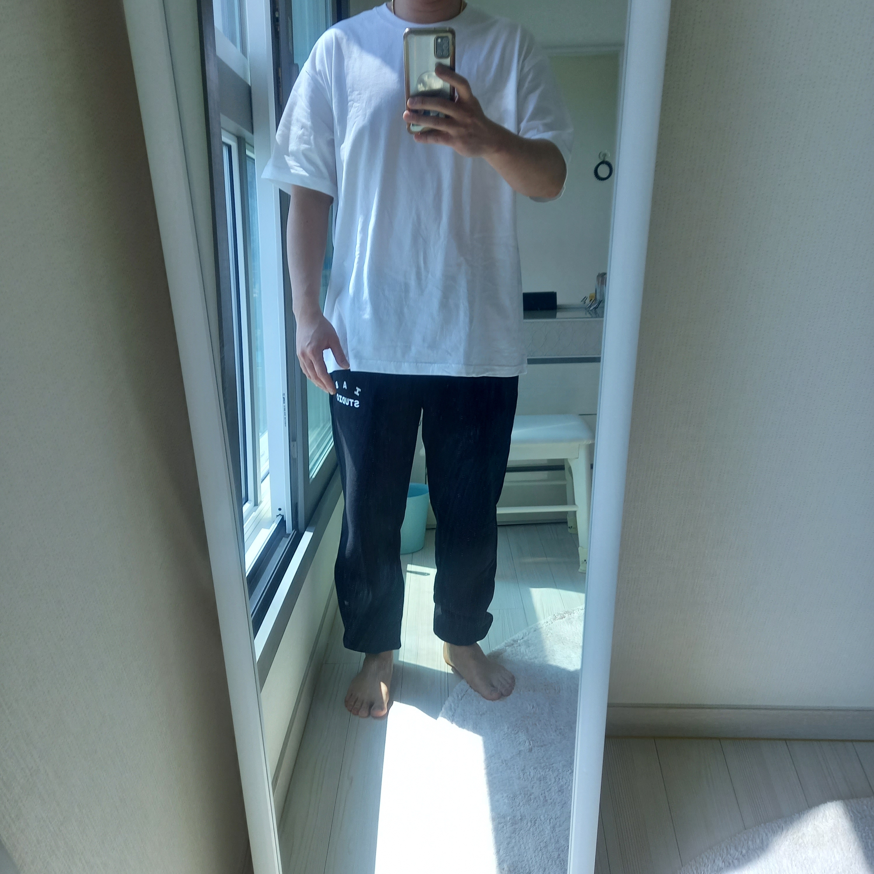 Human Made T-Shirts White (3 Pack) 착용 스타일 - 3
