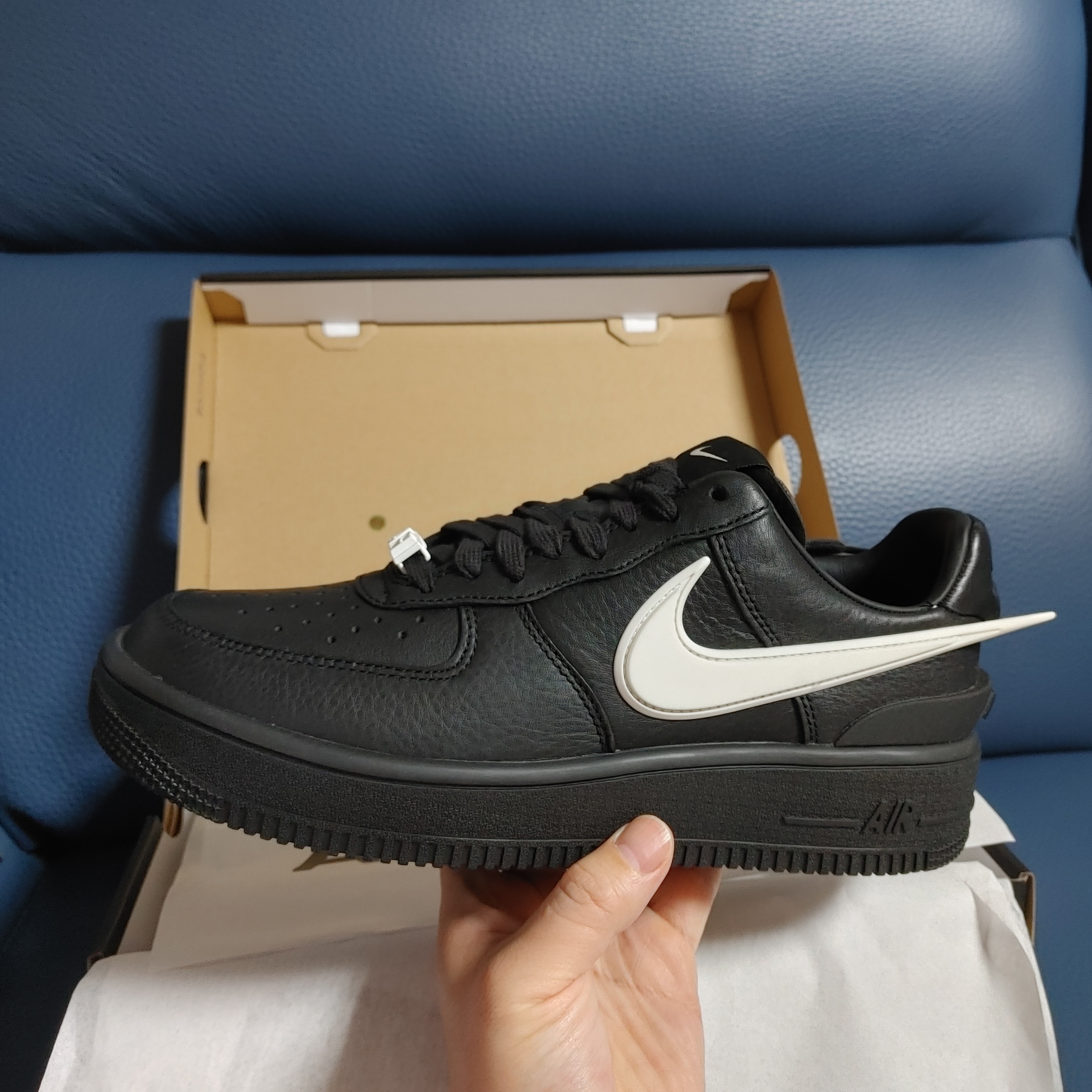Nike x Ambush Air Force 1 Low SP Black 착용 스타일 - 1