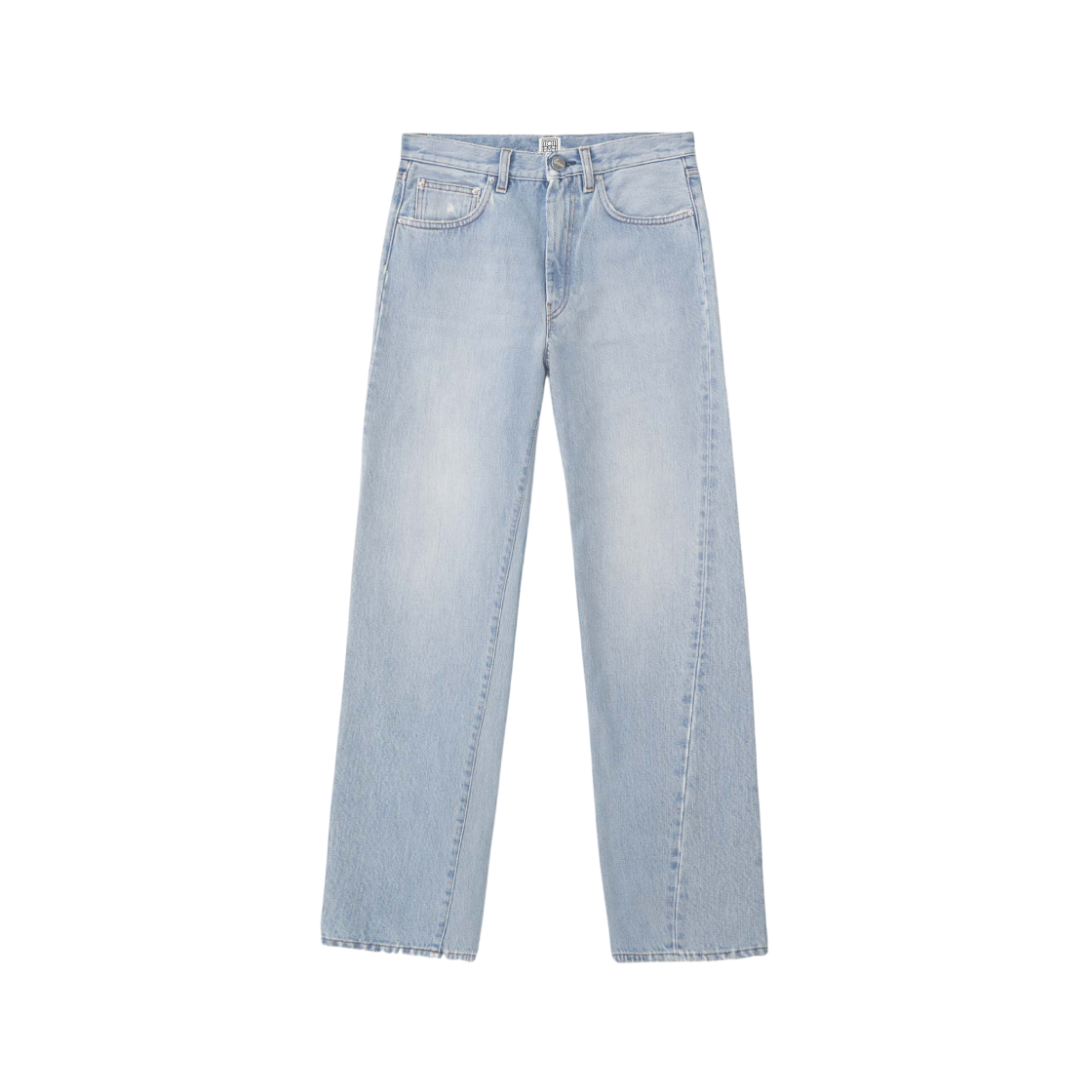 (W) Toteme Twisted Seam Denim Light Blue Wash 상세 이미지 1