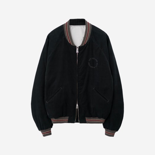 PL4EJK1401B0 Polyteru 1011 Souvenir Jacket Black