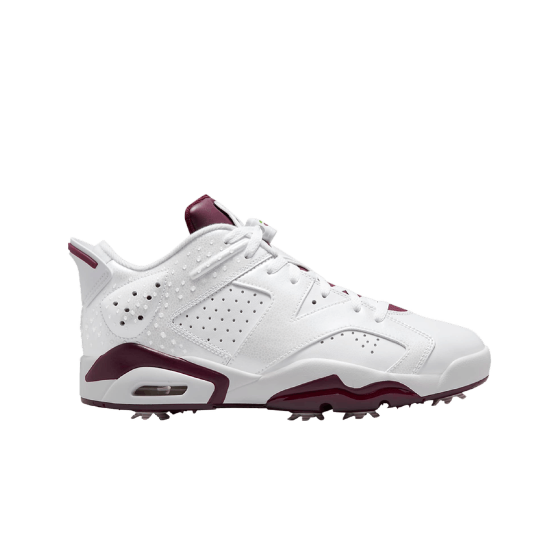 조던 6 레트로 로우 골프 화이트 앤 보르도(Jordan 6 Retro Low Golf White and Bordeaux)