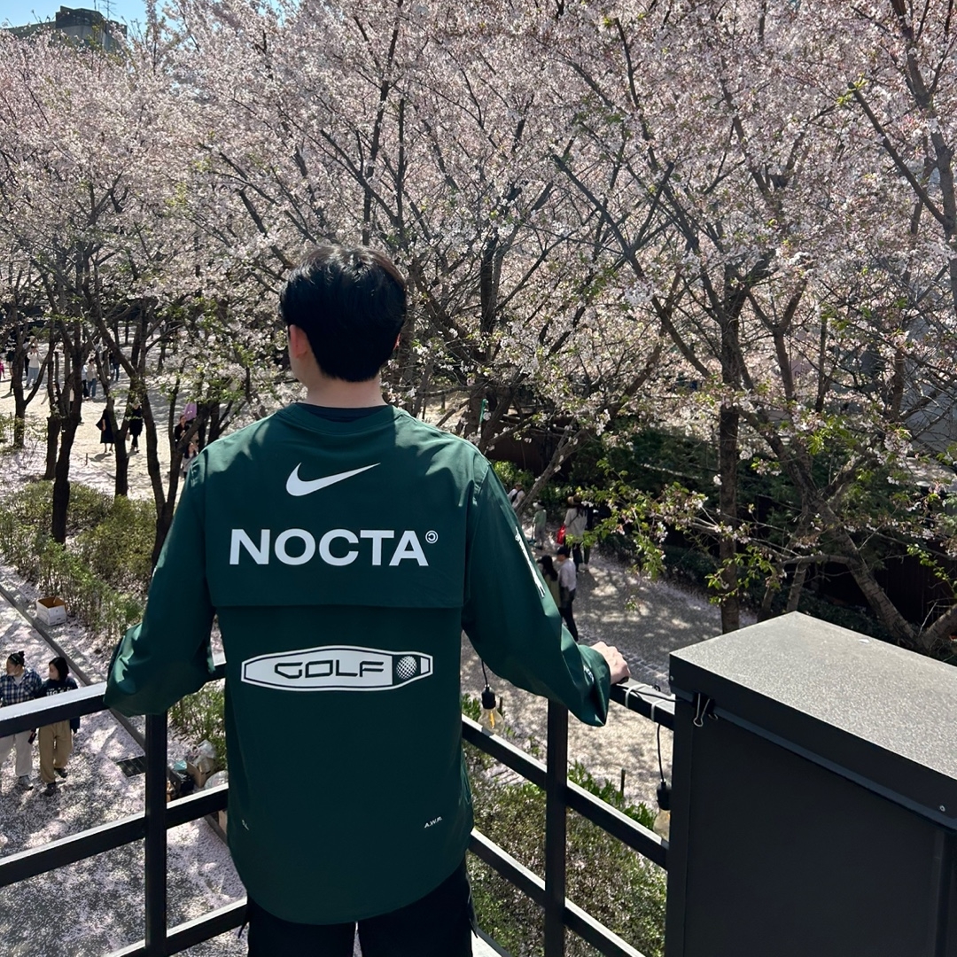 Nike x Drake Nocta Golf Crewneck Top Green - US/EU 착용 스타일