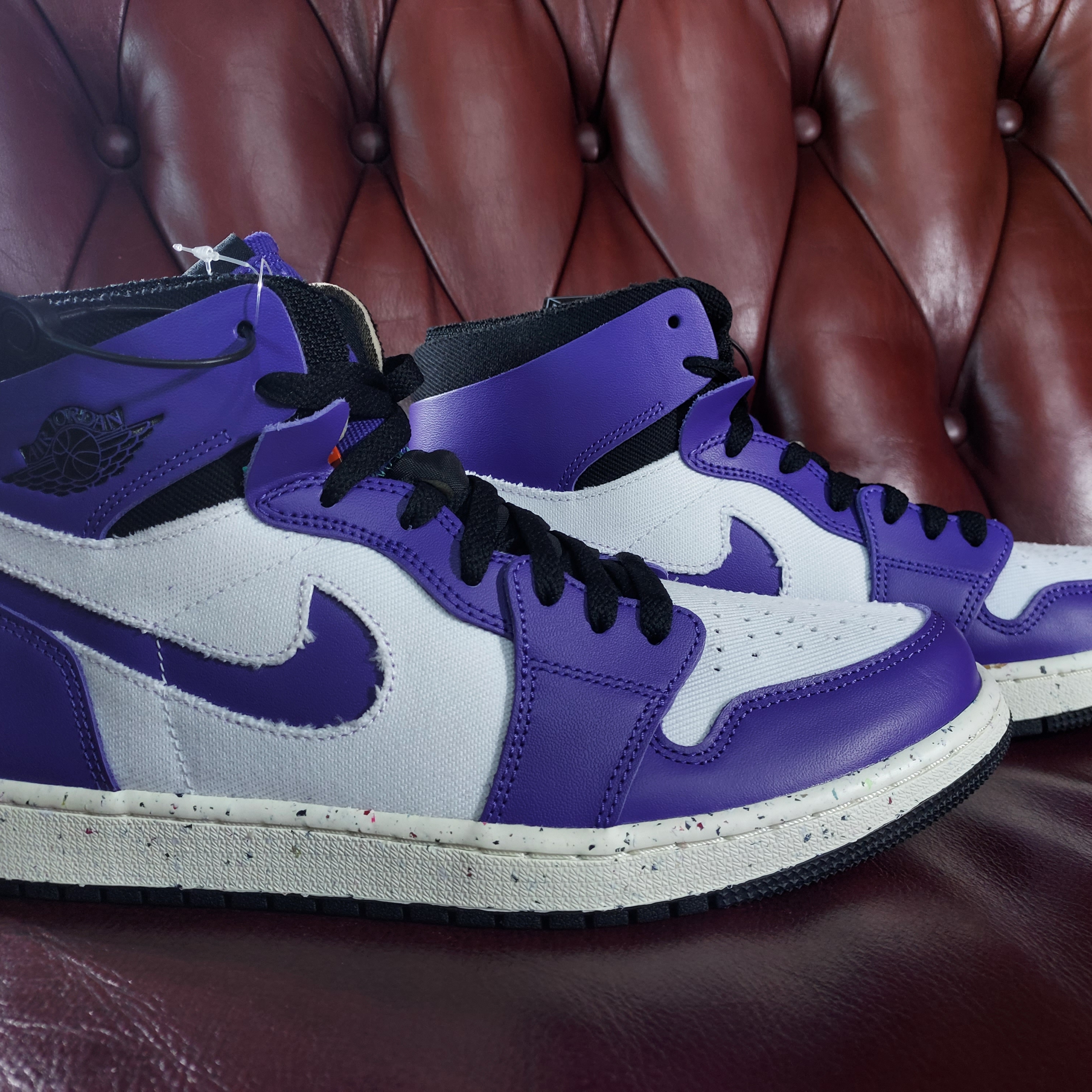 Jordan 1 Zoom Air CMFT Dark Iris 착용 스타일 - 2
