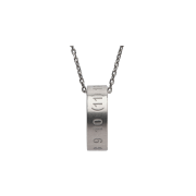 Maison Margiela Numerical Band Ring Necklace Silver