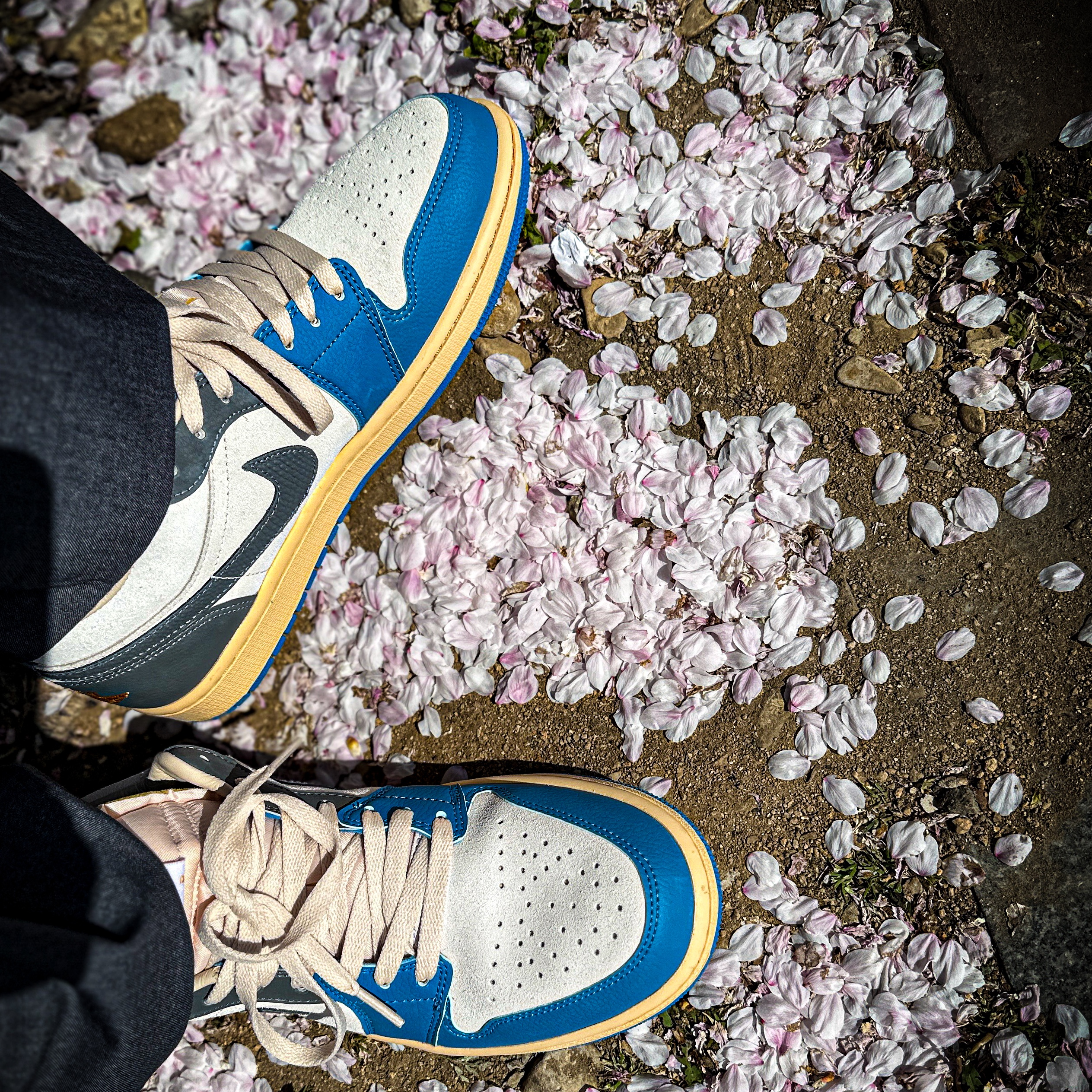 Jordan 1 Low SE Tokyo 96, Stussy Basic Stussy T-Shirt Steel 2021 착용 스타일 - 2