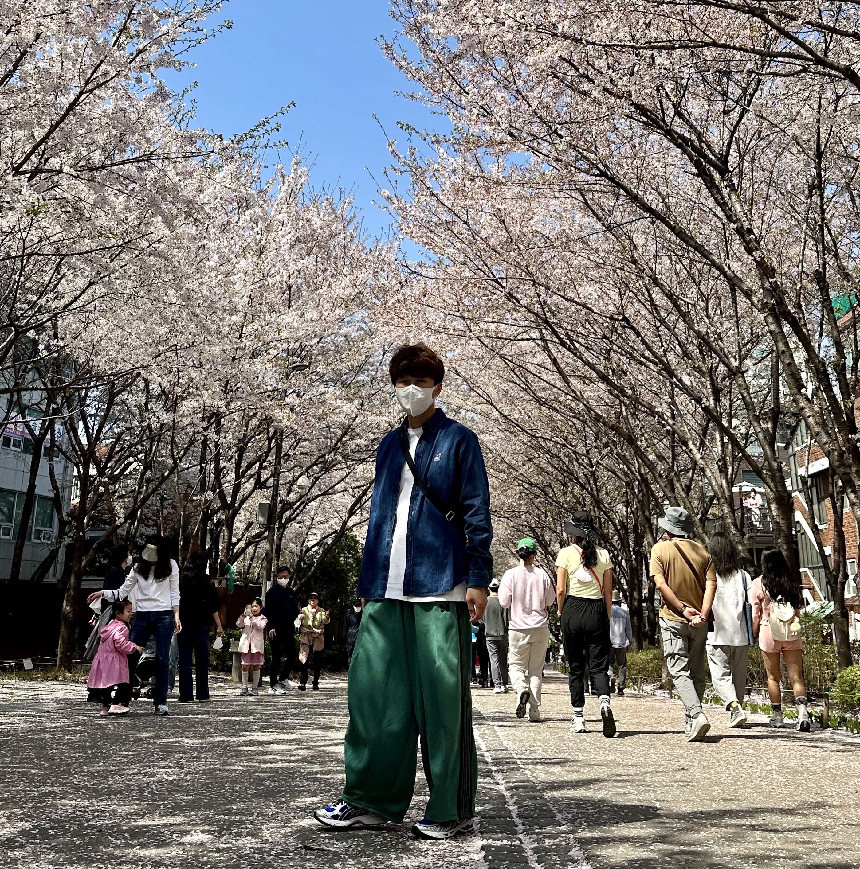 Needles H.D. Track Pants Poly Smooth Emerald, Asics Gel-Kayano 14 Monaco Blue Black 착용 스타일 - 2