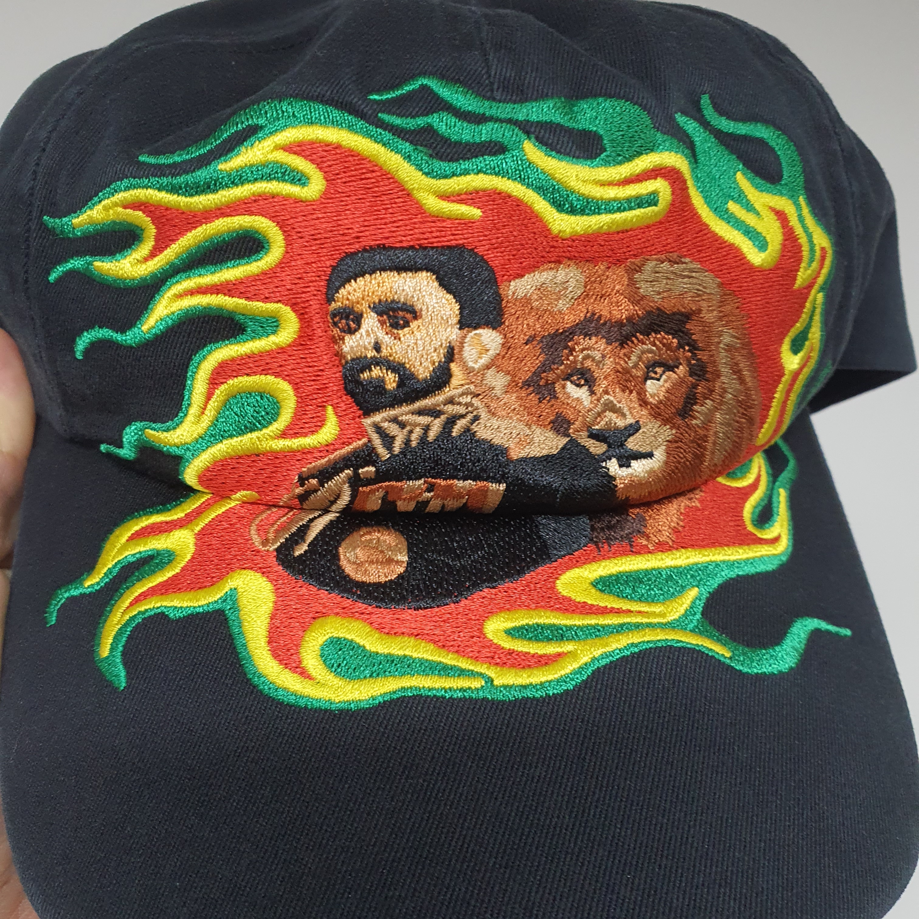Supreme Lion of Judah 6-Panel Black - 23SS 착용 스타일