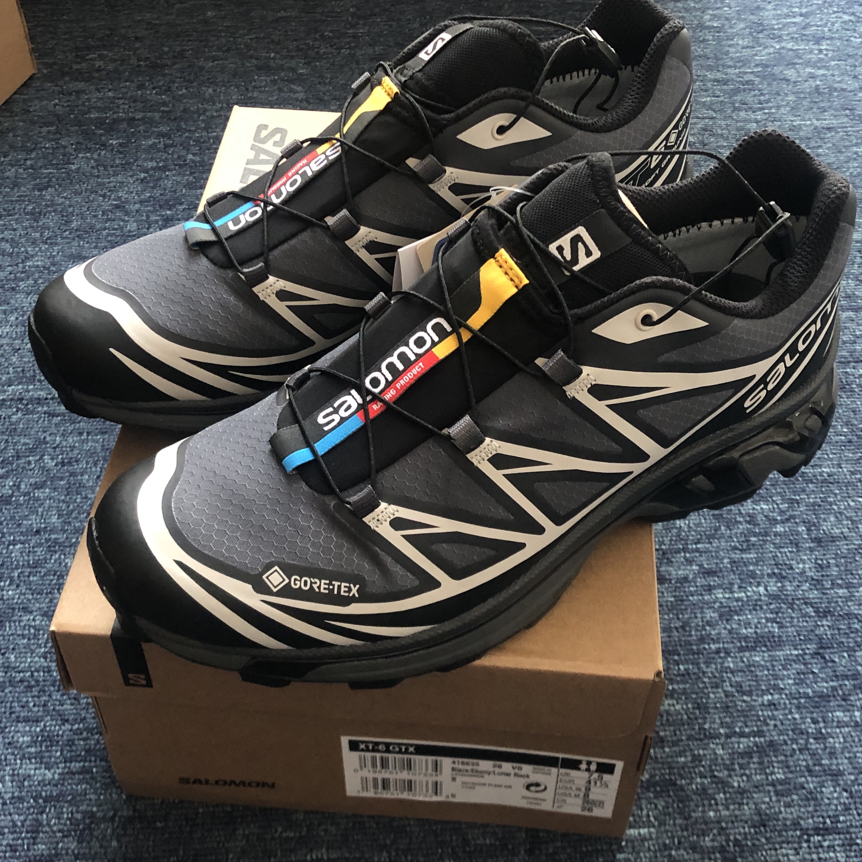 Salomon XT-6 Gore-Tex Black Ebony 착용 스타일