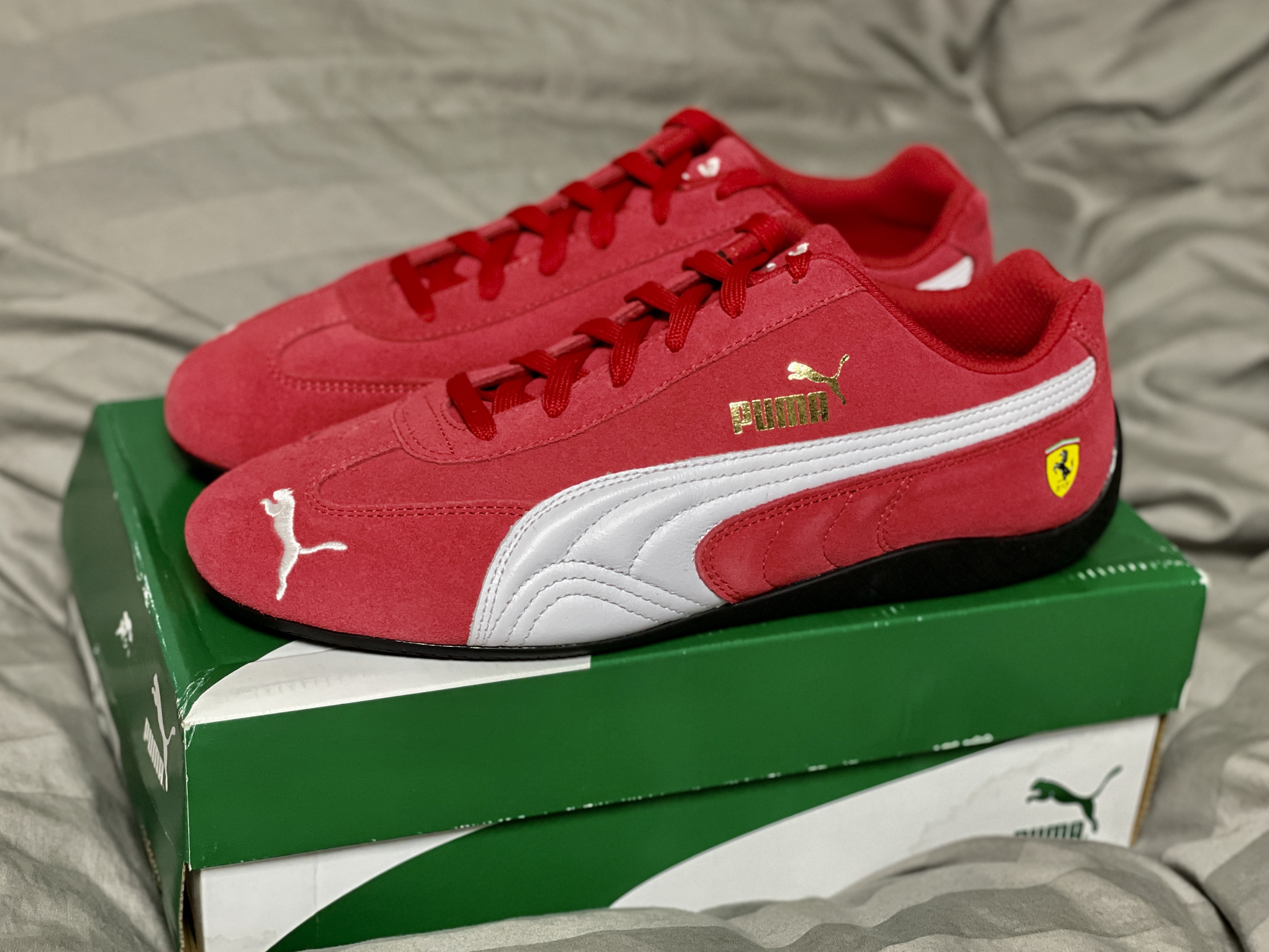 Puma Speedcat LS Black White 착용 스타일