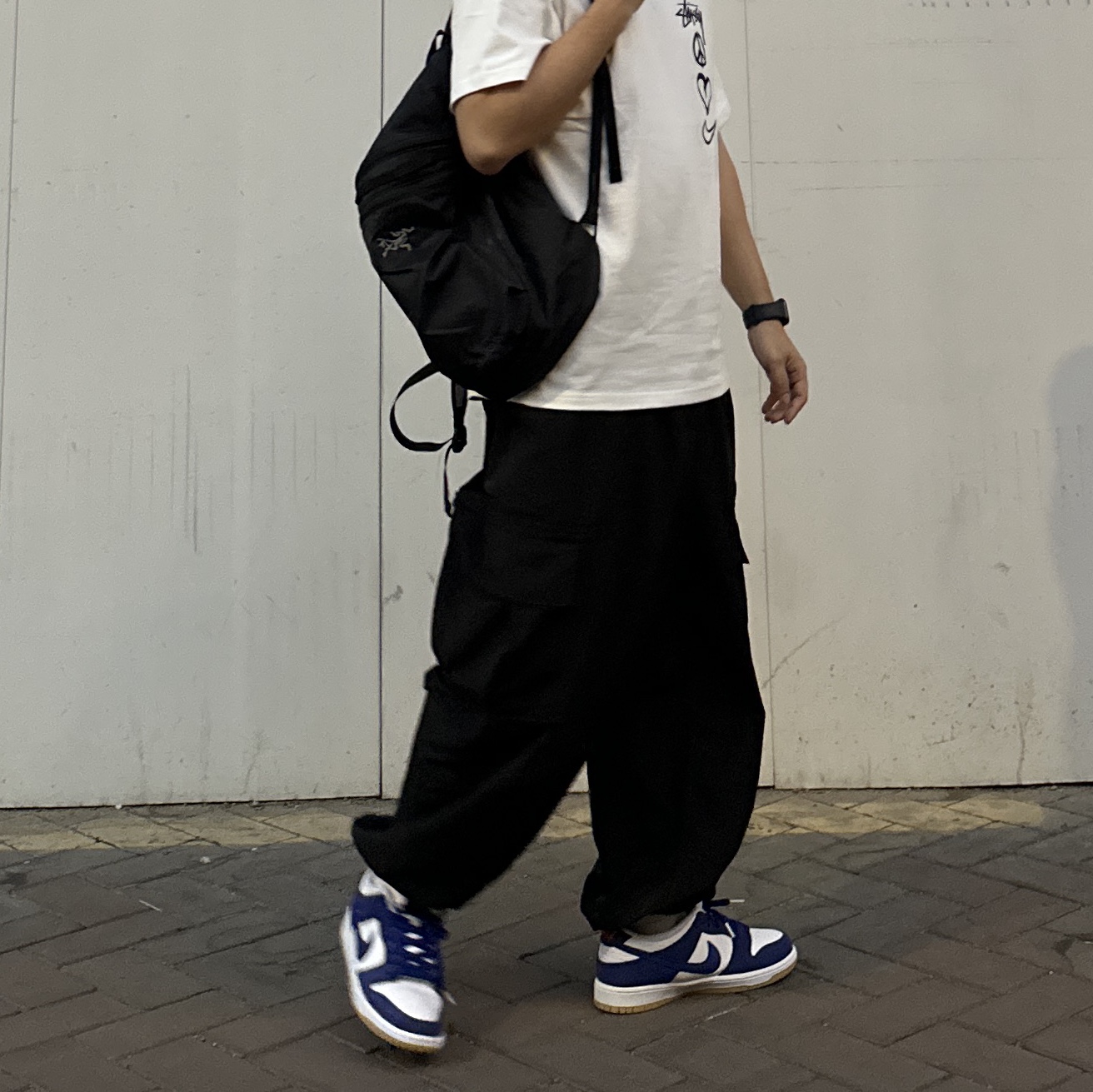 Nike SB Dunk Low Pro Premium Deep Royal Blue 착용 스타일
