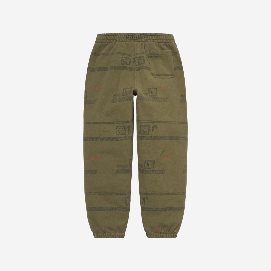 Supreme x Undercover Sweatpants Dark Olive - 23SS 상세 이미지 2