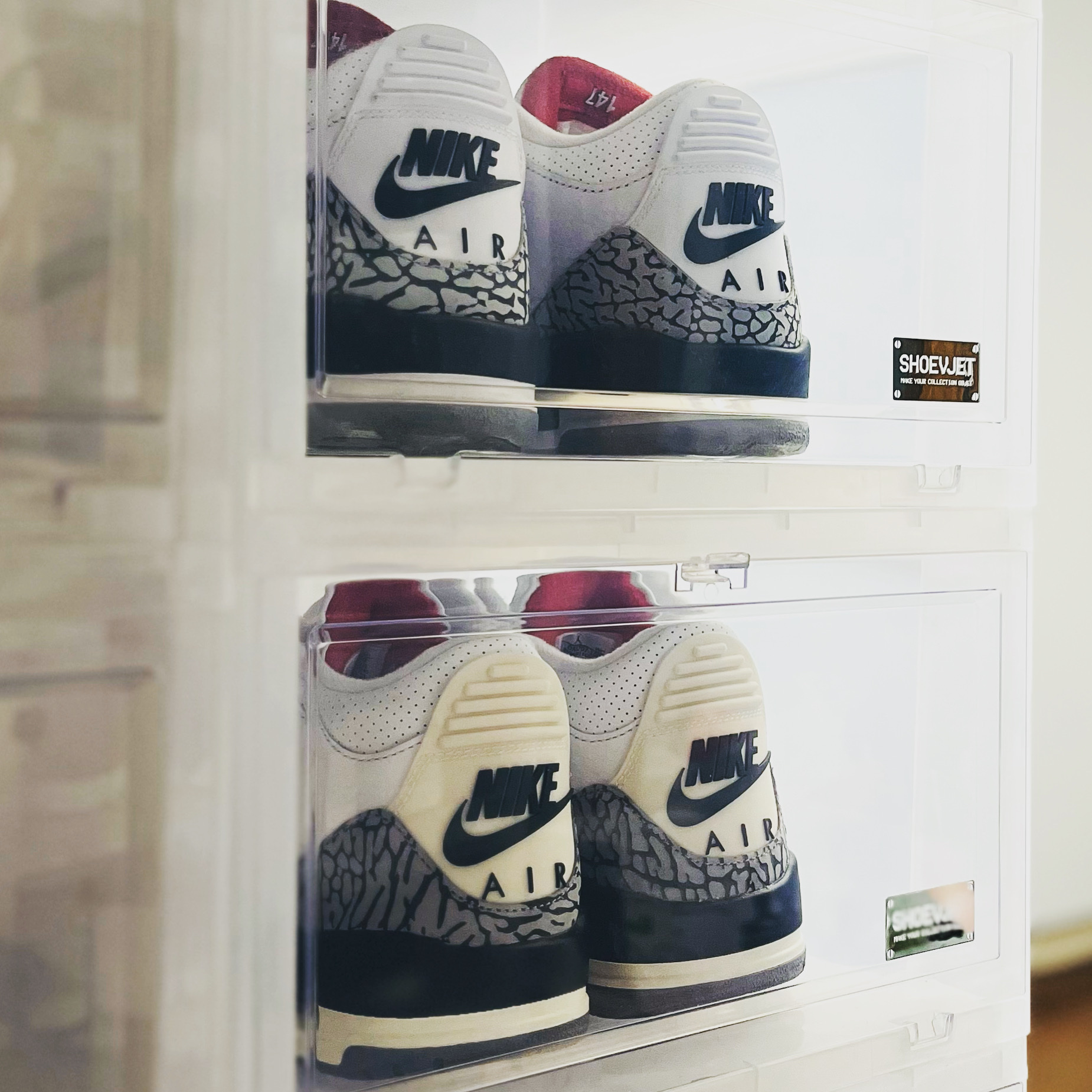 Jordan 3 Retro White Cement Reimagined, Jordan 3 Retro Free Throw Line White Cement 착용 스타일