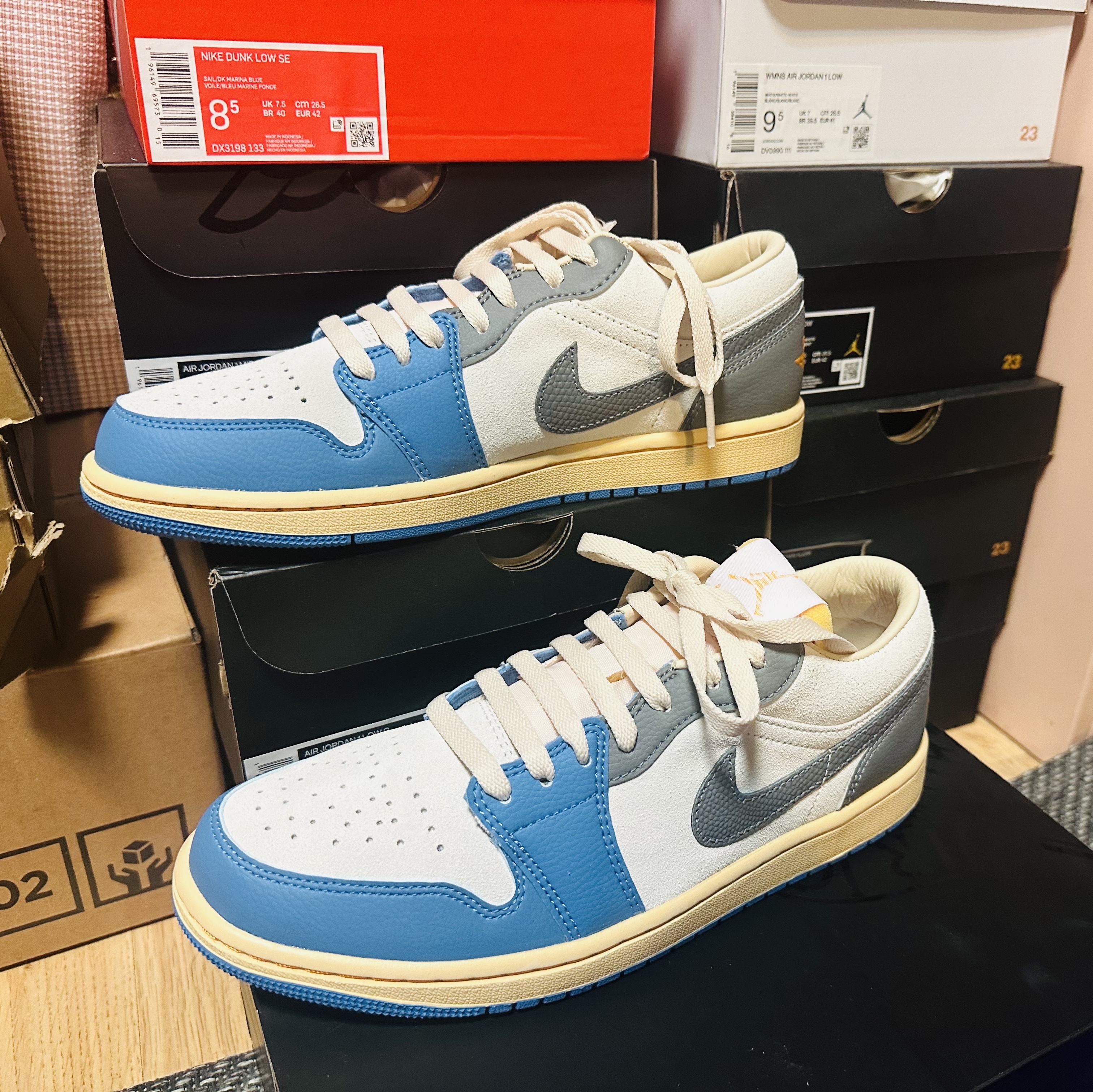 Jordan 1 Low SE Tokyo 96 착용 스타일 - 4
