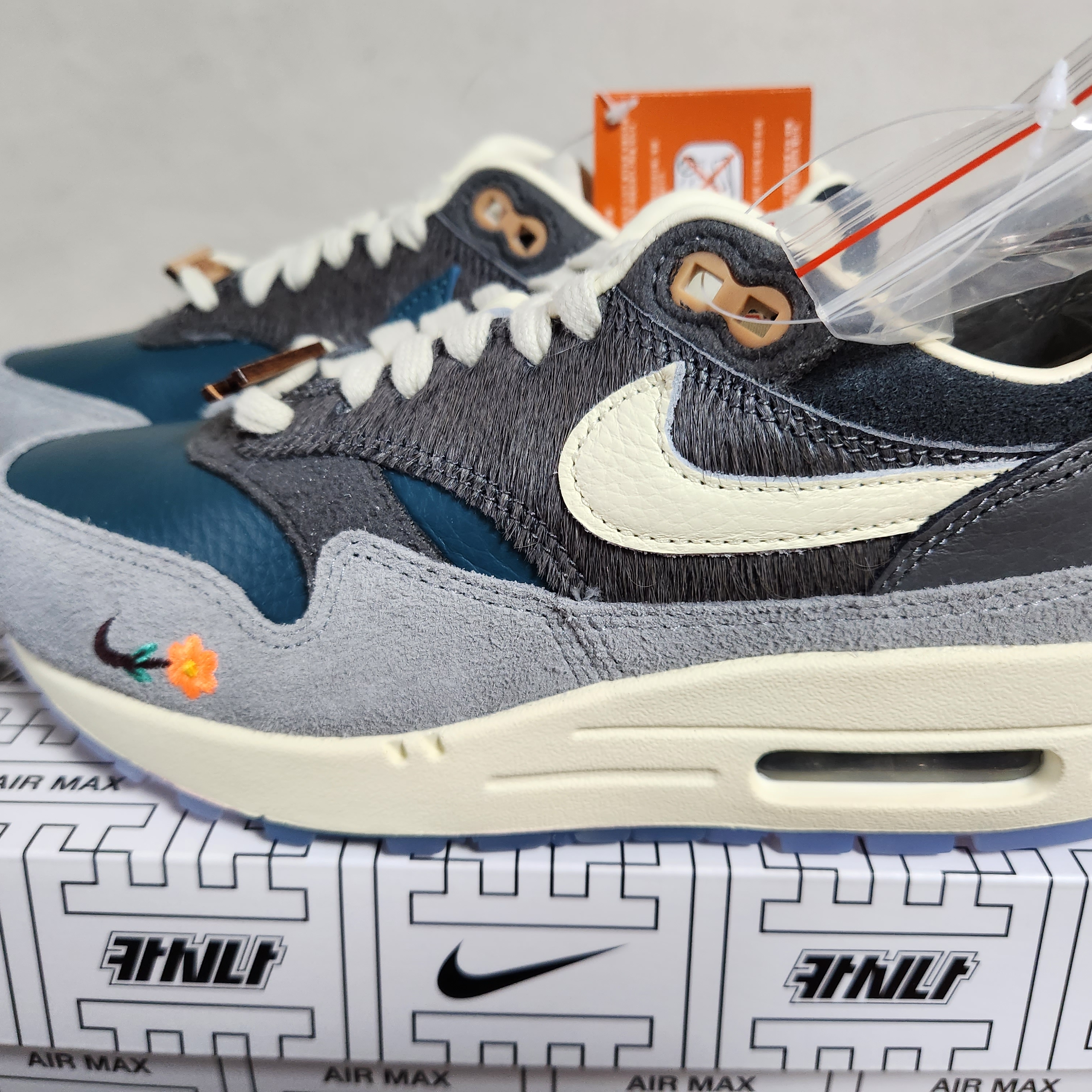 Nike x Kasina Air Max 1 SP Won-Ang Particle Grey 착용 스타일 - 2