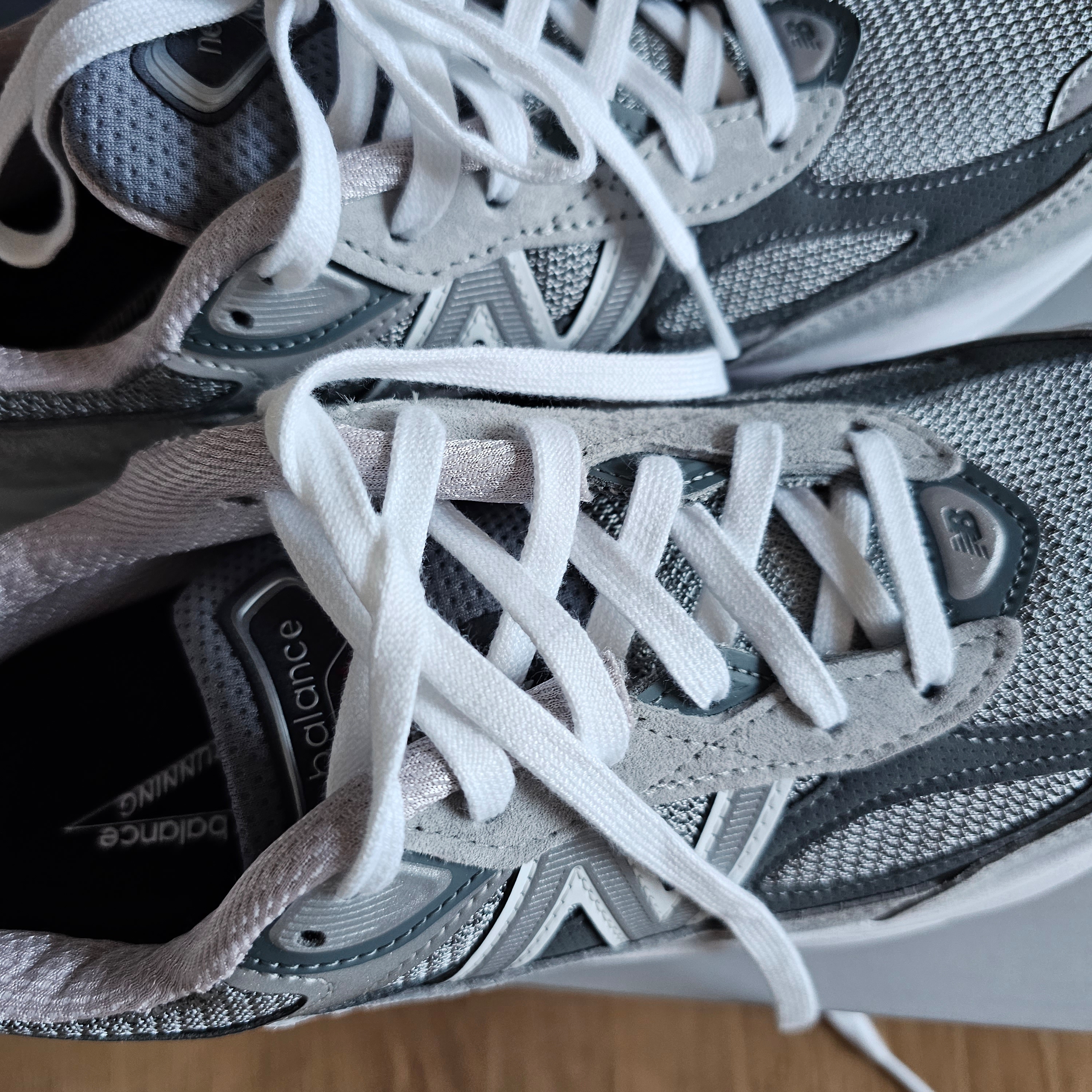 New Balance 990v6 Made in USA Grey - D Standard 착용 스타일
