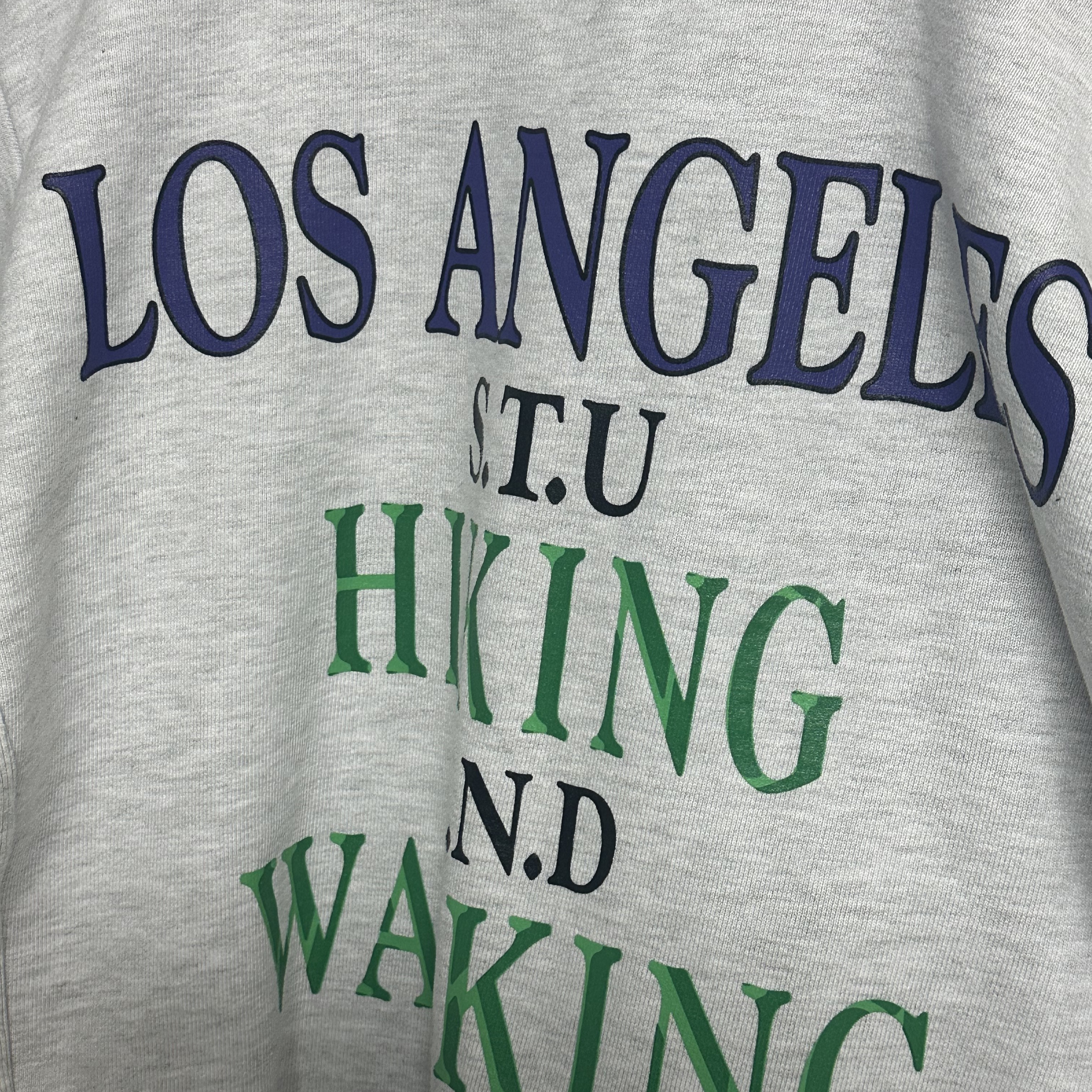 [KREAM 단독] STU Women Hiking Sweatshirt Light Grey 착용 스타일