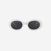 (W) Celine Triomphe 01 Sunglasses in Acetate White