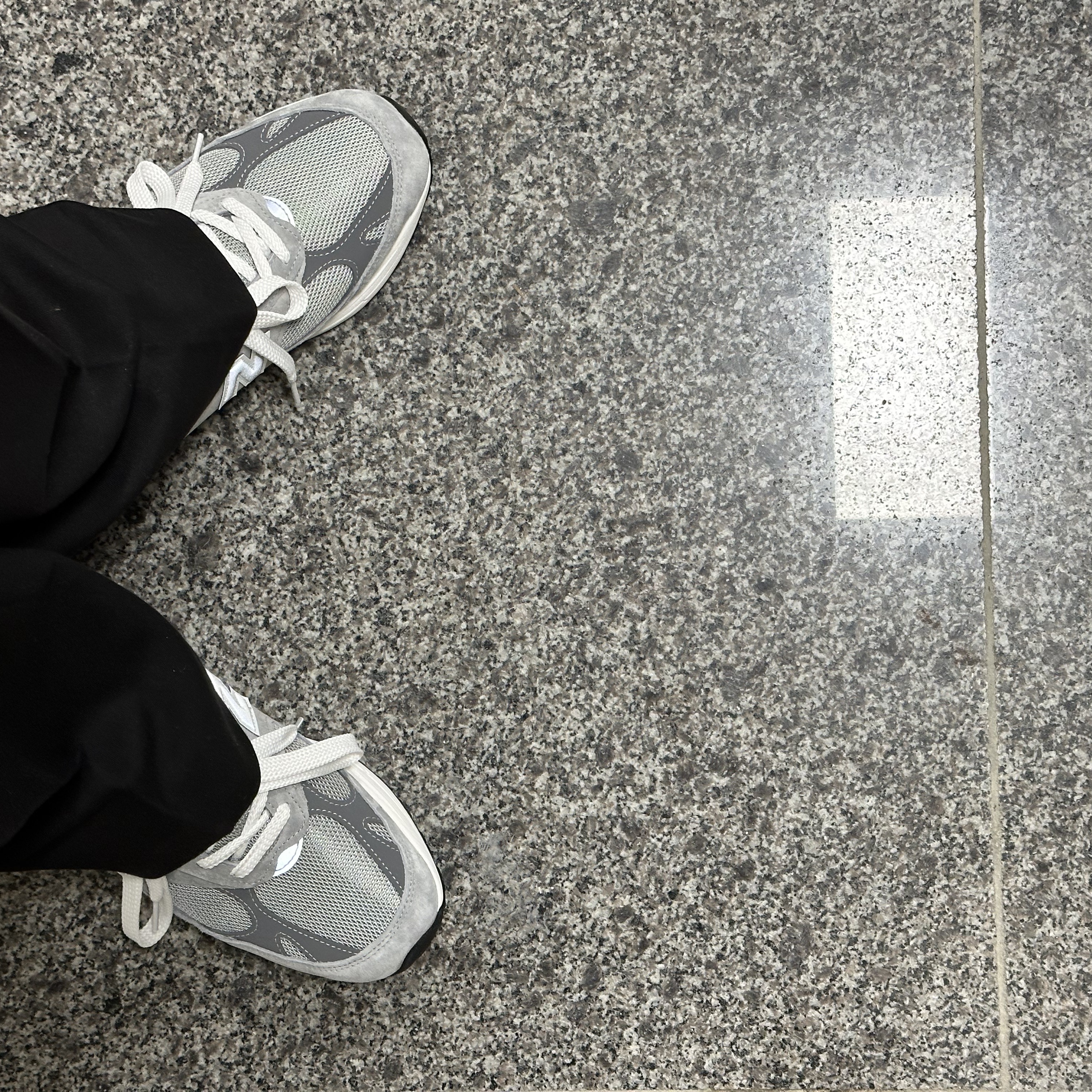 New Balance 993 Made in USA Grey - D Standard 착용 스타일 - 2