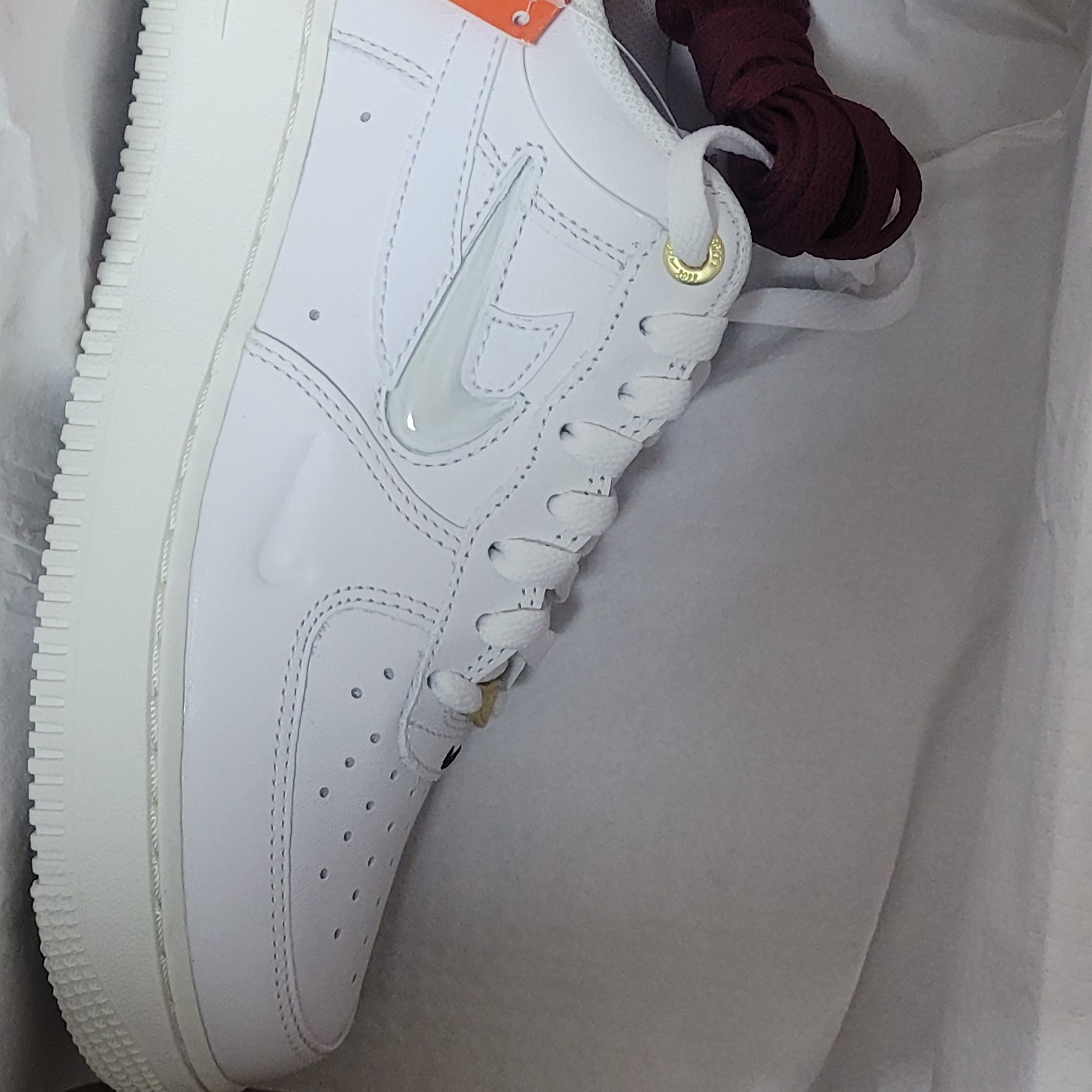 Nike Air Force 1 '07 PRM 40th Anniversary Join Forces White 착용 스타일