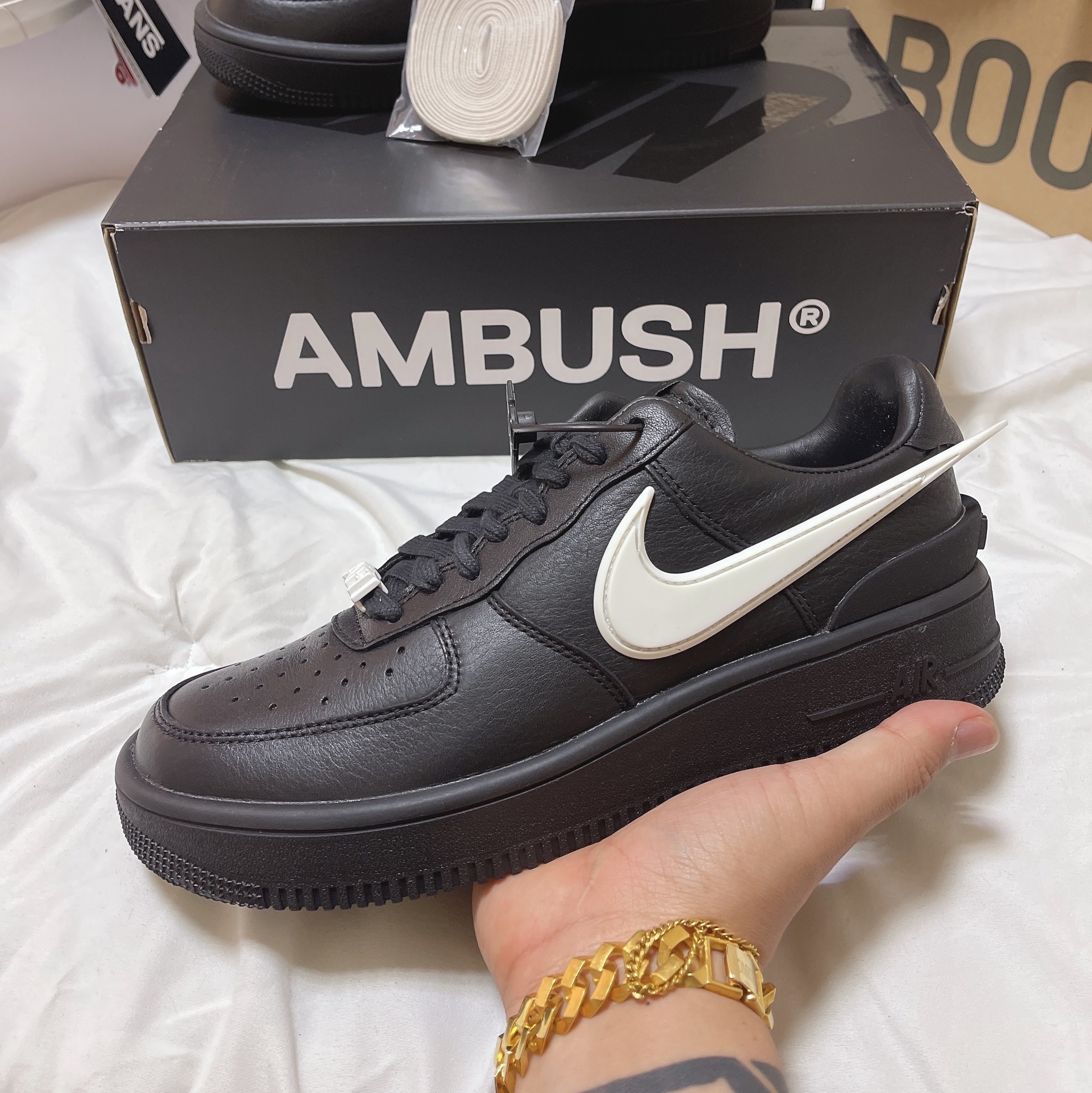 Nike x Ambush Air Force 1 Low SP Black 착용 스타일