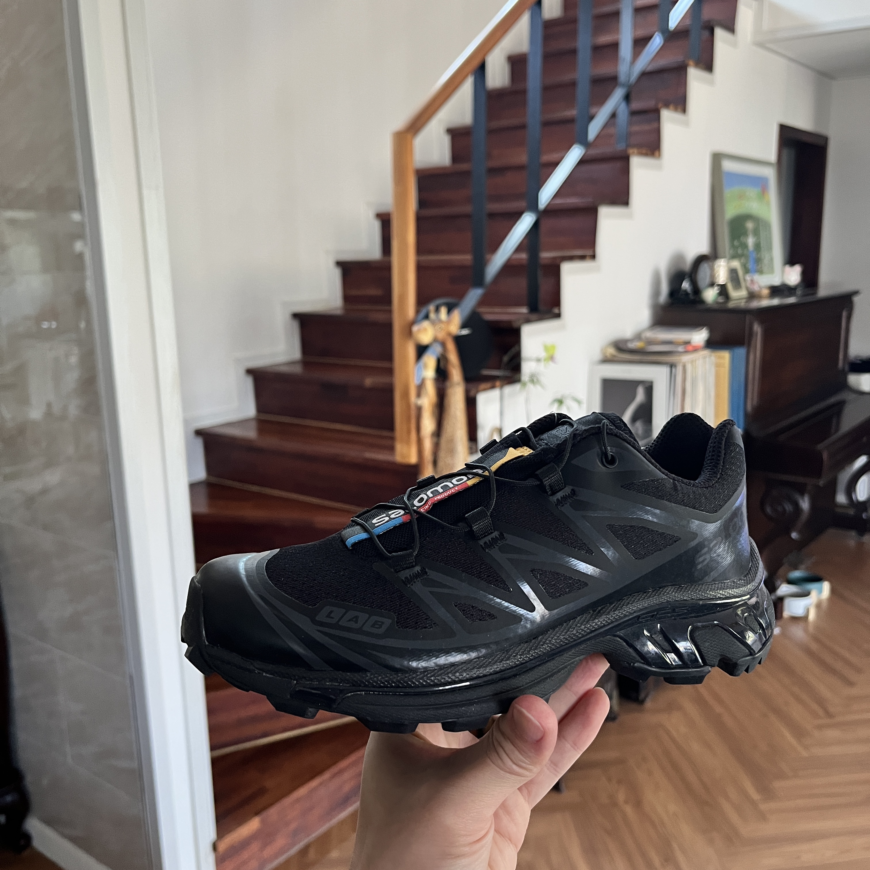 Salomon XT-6 ADV Black 착용 스타일 - 2