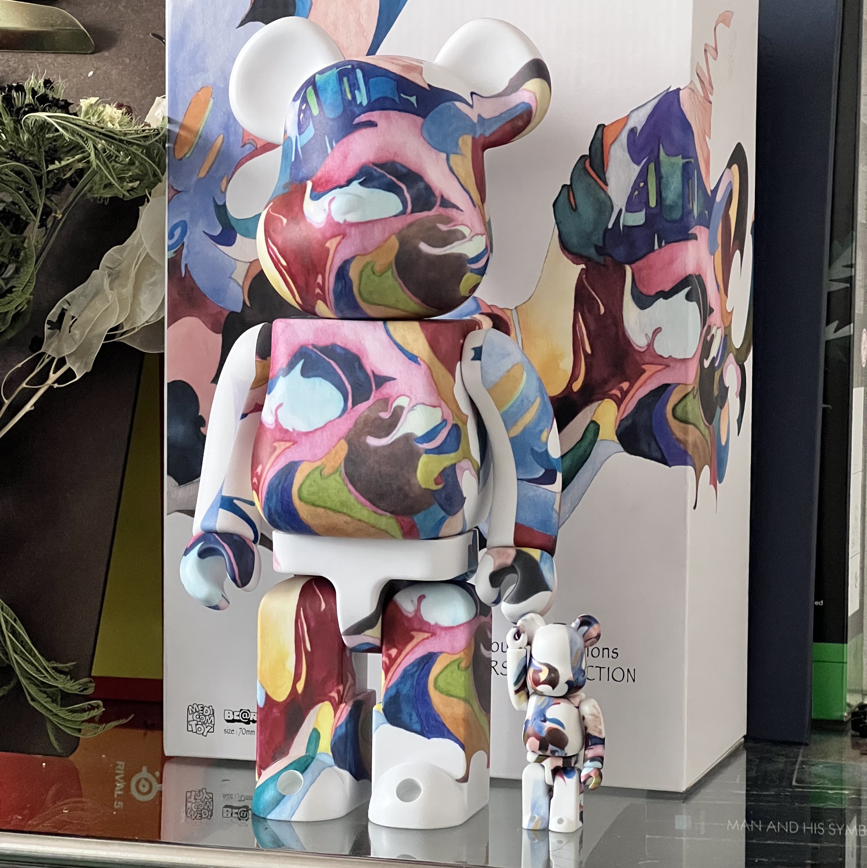Bearbrick Nujabes First Collection 100% & 400% Set 착용 스타일