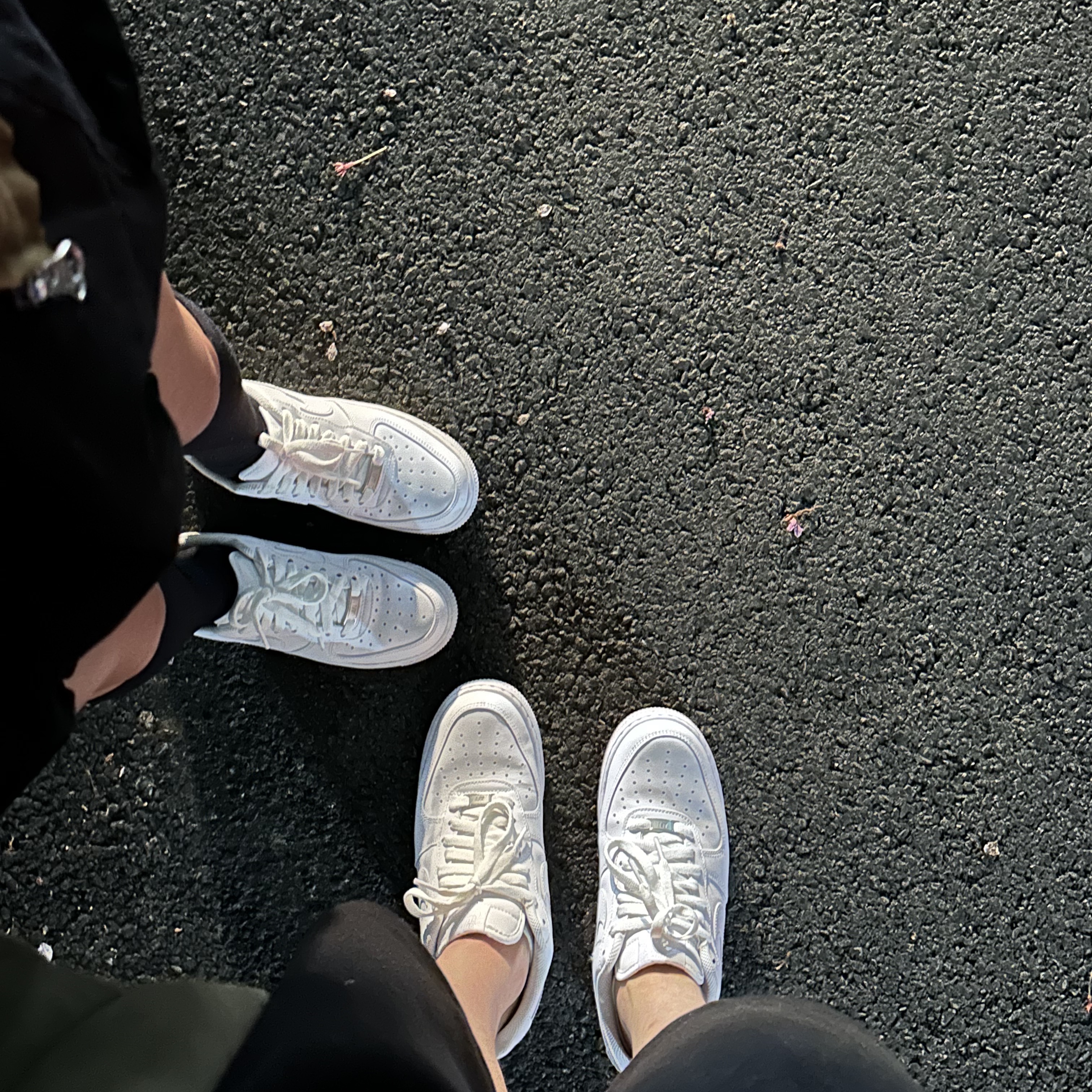 (W) Nike Air Force 1 '07 Low White 착용 스타일