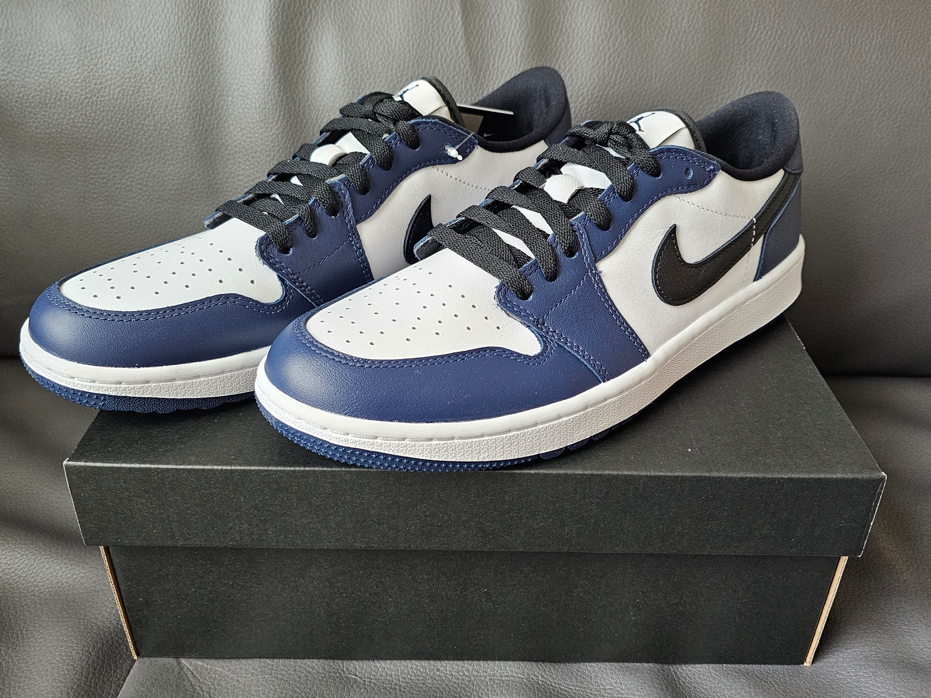 Jordan 1 Low Golf Midnight Navy 착용 스타일 - 1